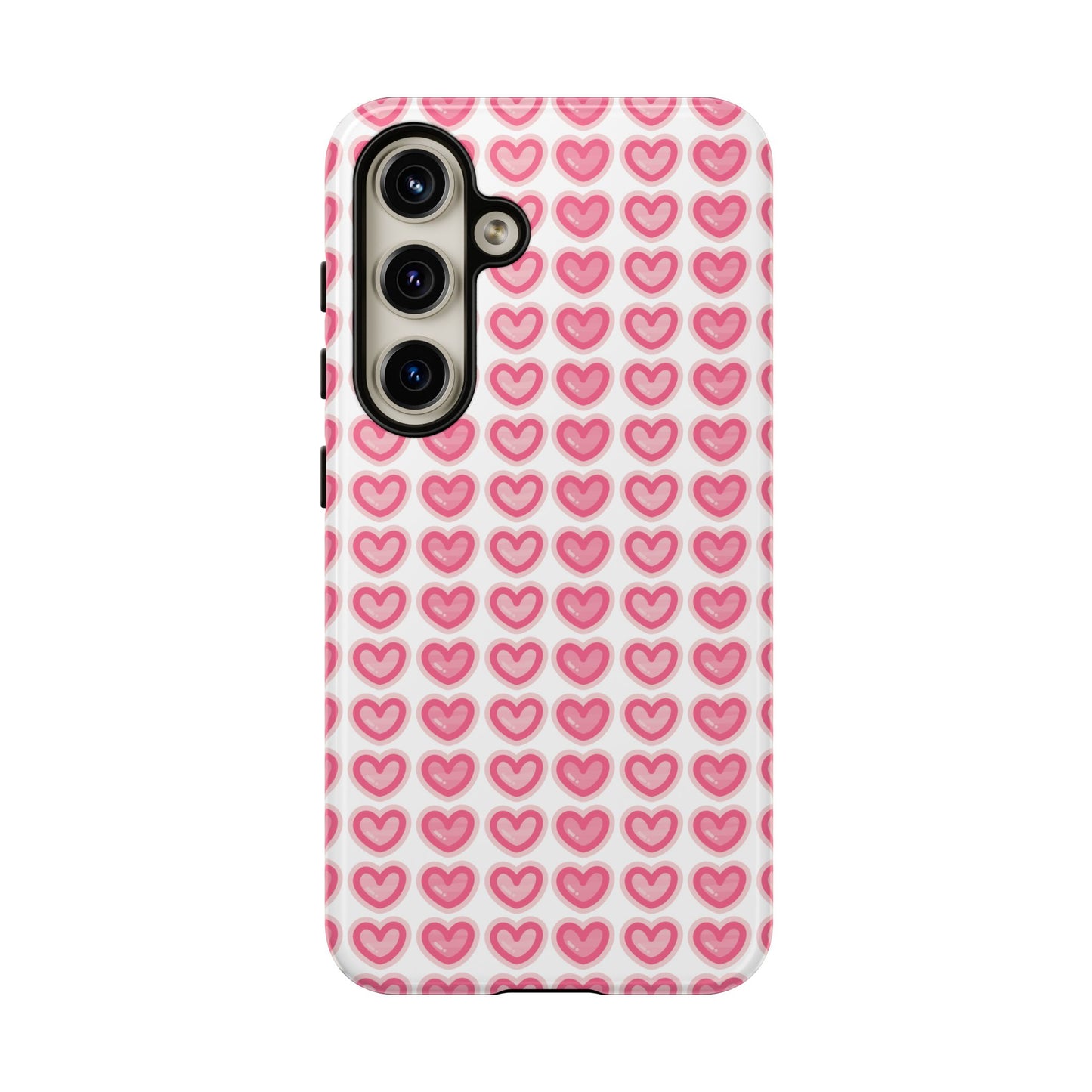 Hearts Pattern - Tough Cases iPhone Samsung Google Pixel - MahaCase