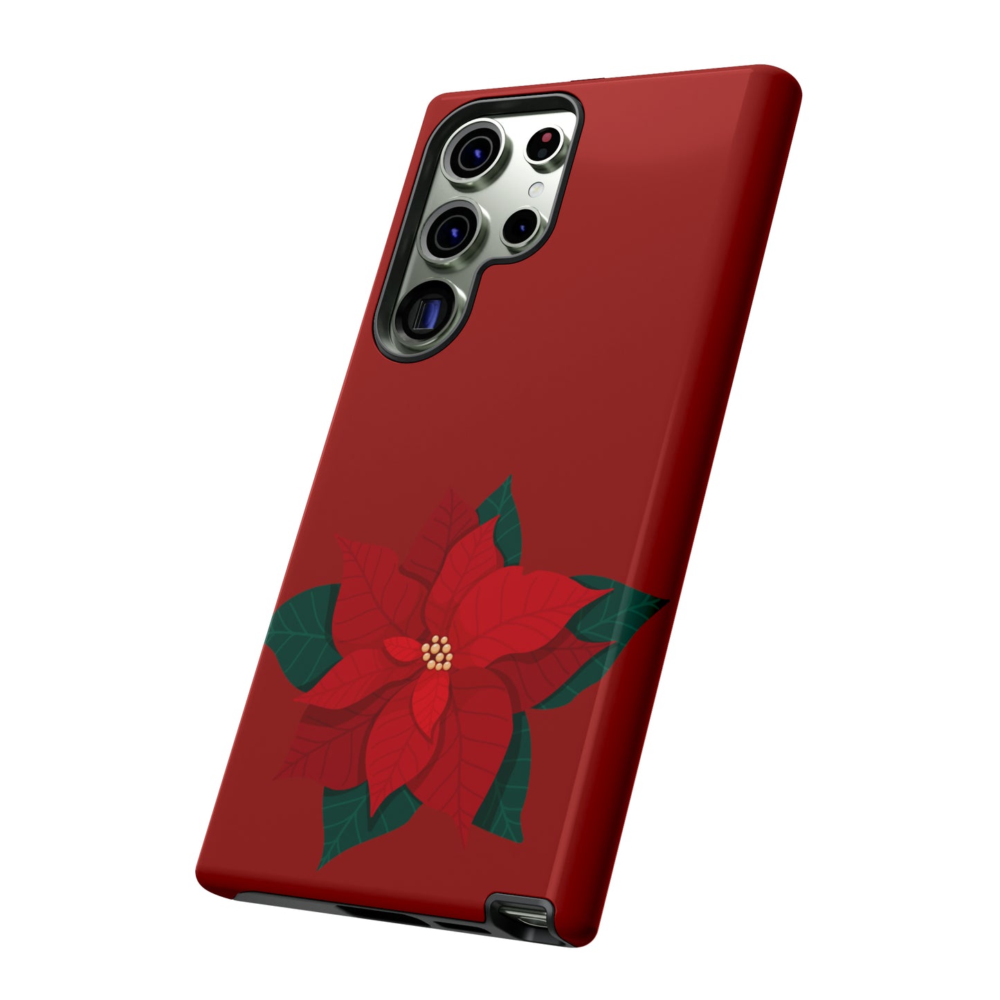 Poinsettia Charm #12-Tough Cases - MahaCase
