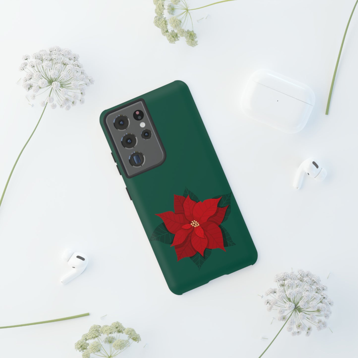 Poinsettia Charm #10-Tough Cases - MahaCase