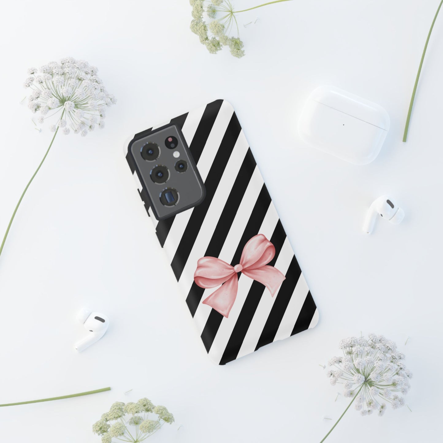 Ribbon & Patterns - Tough Cases iPhone Samsung Google Pixel - MahaCase