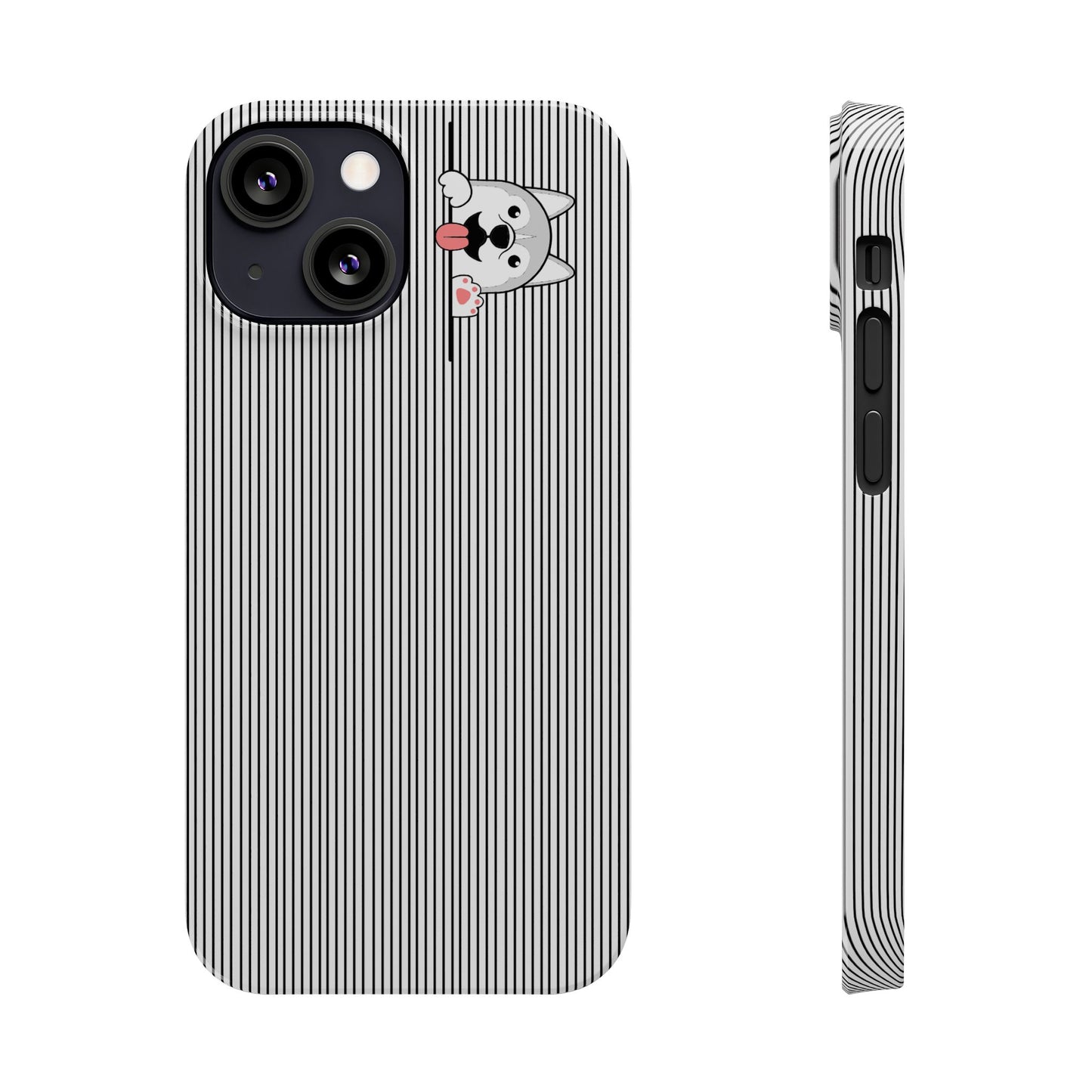Cute Husky-Slim iPhone Cases - MahaCase