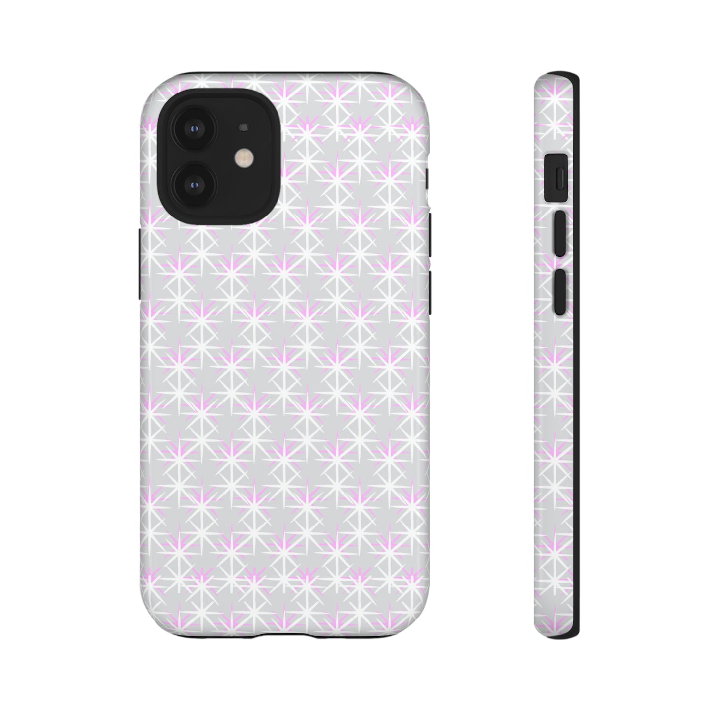 Grey Skies, Pink Stars-Tough Cases - MahaCase