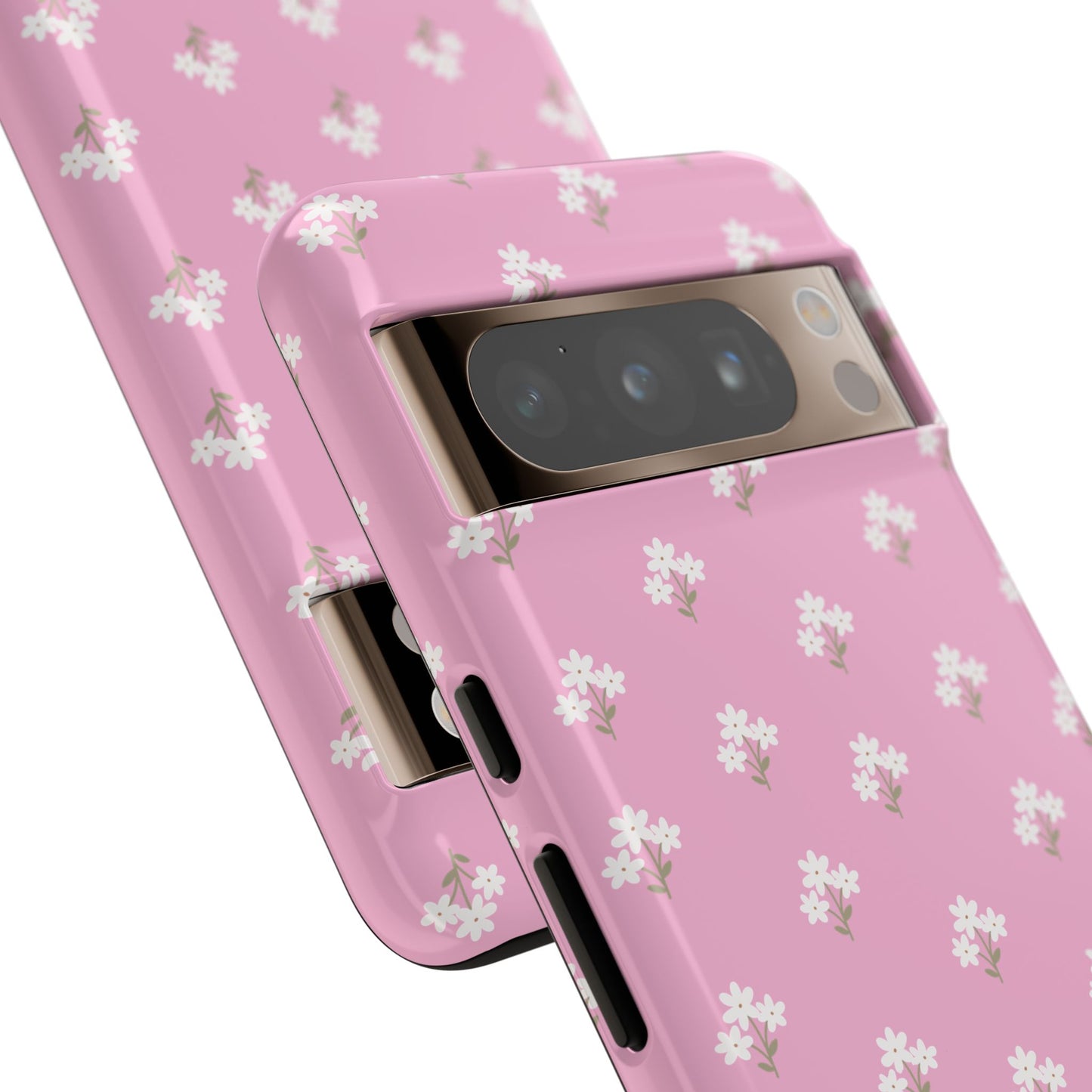 Floral Tough Phone Case - Pink Blossom Design - iPhone Samsung Galaxy Google Pixel - MahaCase
