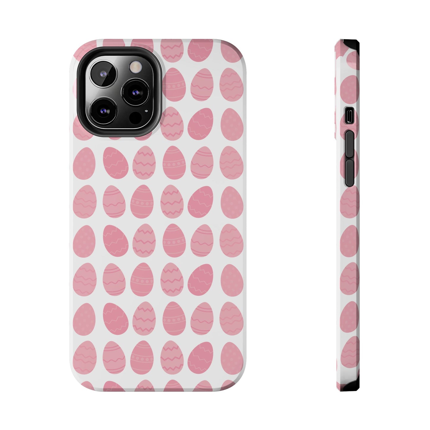Pink Easter Egg Tough Phone Cases - Durable Protection for Spring Celebrations iPhone Samsung Galaxy - MahaCase