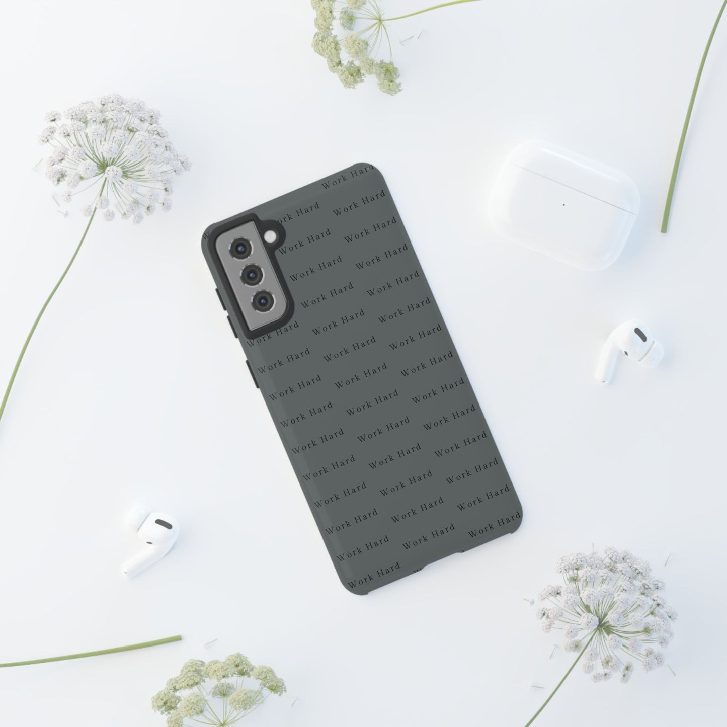 Work Hard Reminder Tough Cases iPhone Samsung Google Pixel - MahaCase