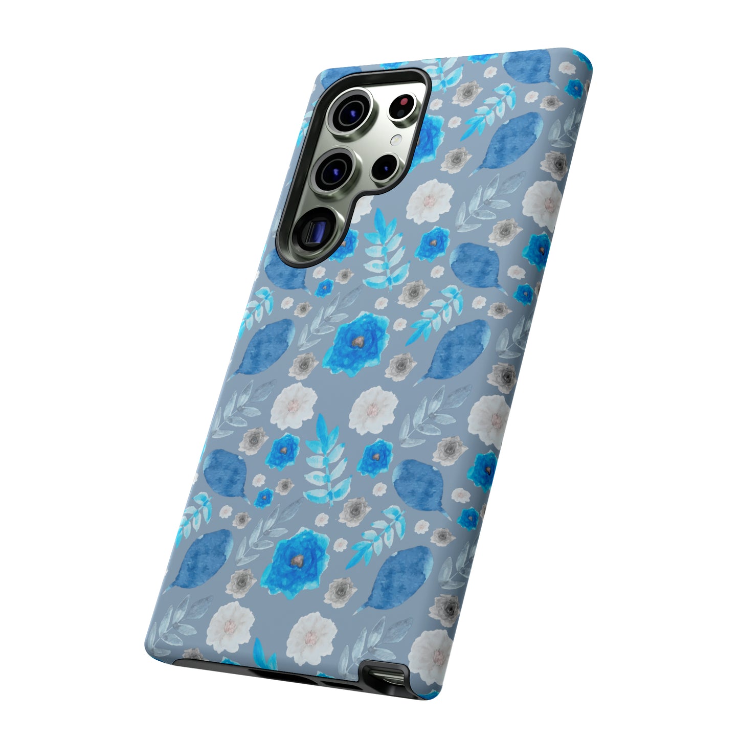 Blue Blooms-Tough Cases - MahaCase