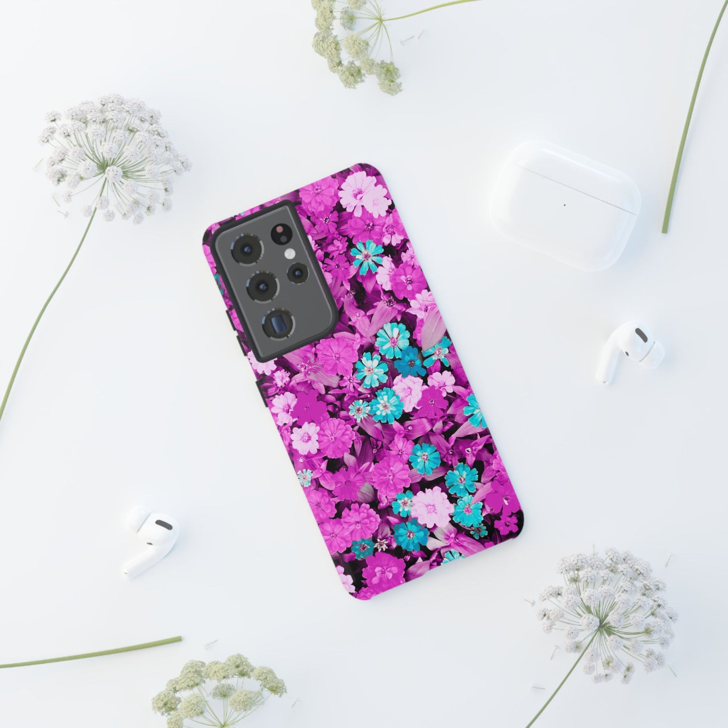 Lucid Flowers #22-Tough Cases iPhone Samsung Google Pixel - MahaCase