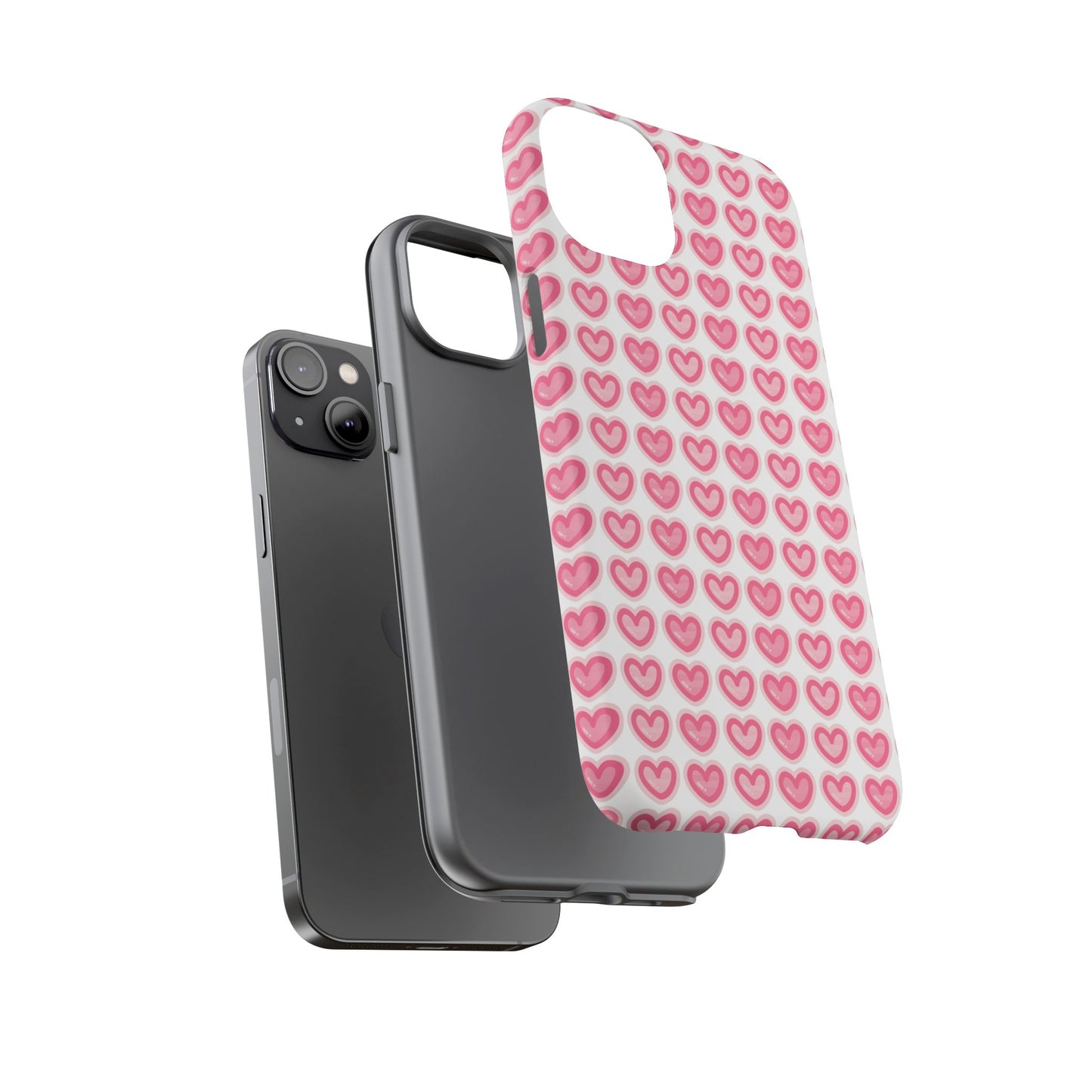 Hearts Pattern - Tough Cases iPhone Samsung Google Pixel - MahaCase