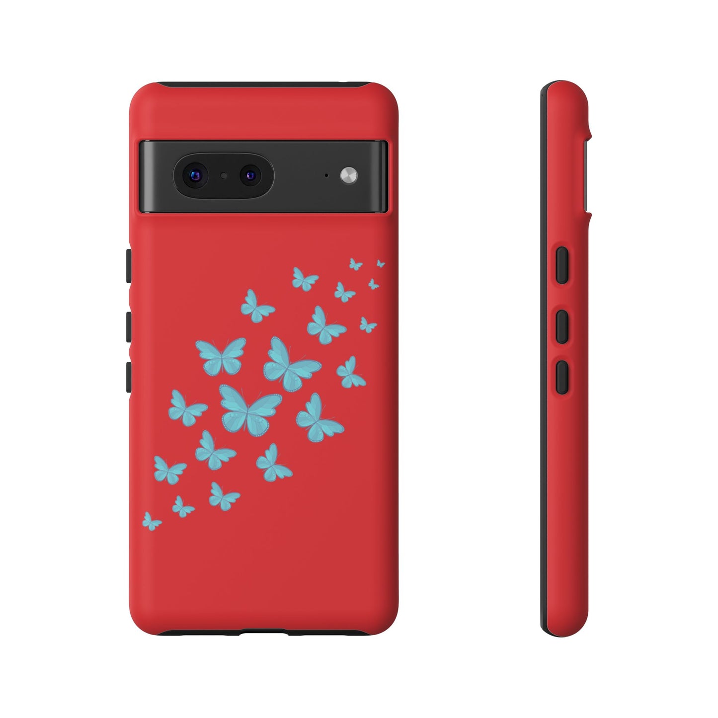 Butterflies in Red - Tough Cases iPhone Samsung Google Pixel - MahaCase