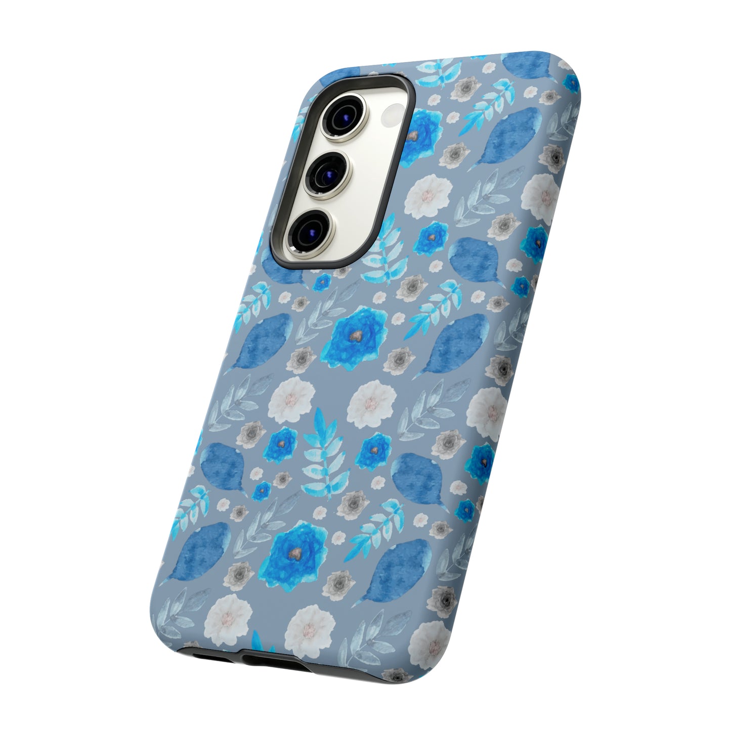 Blue Blooms-Tough Cases - MahaCase