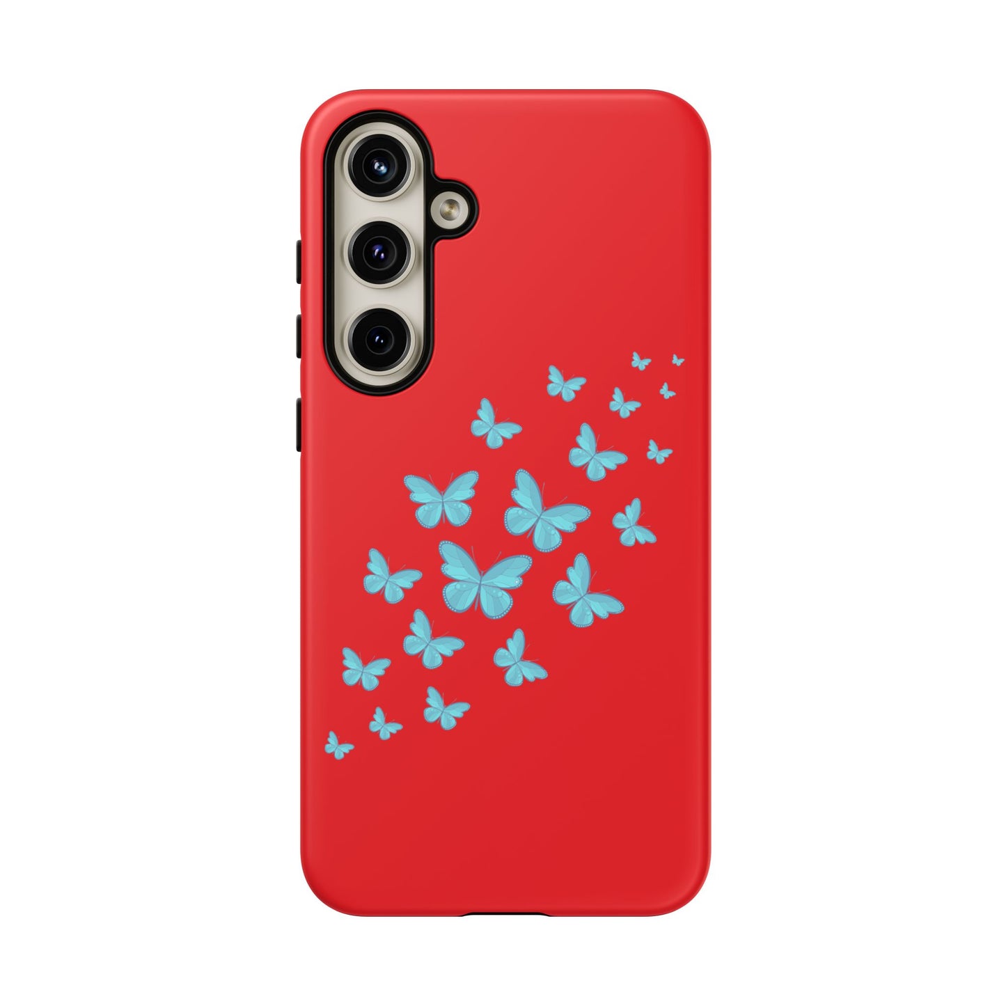 Butterflies in Red - Tough Cases iPhone Samsung Google Pixel - MahaCase