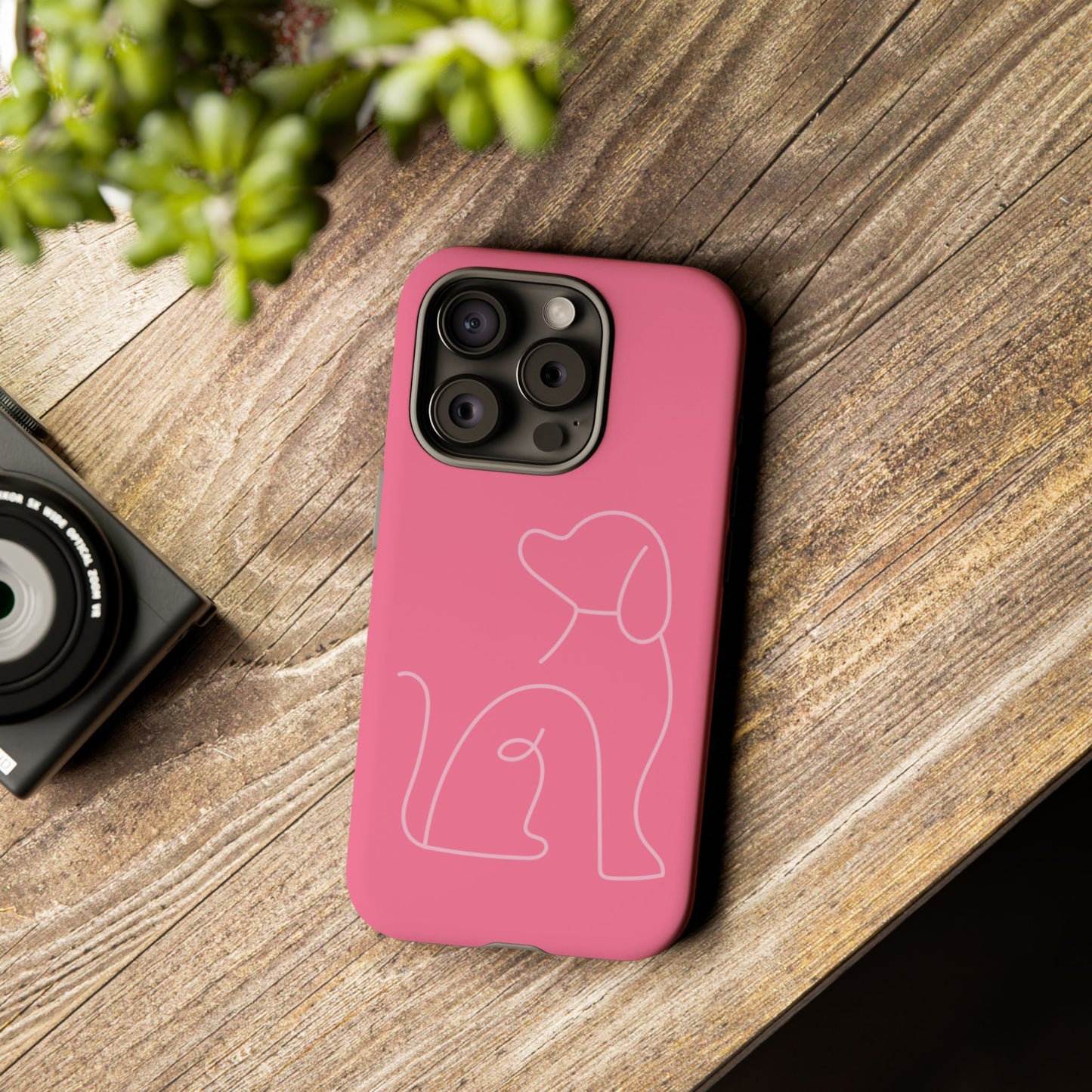 Pink Pup #10-Tough Cases iPhone Samsung Google Pixel - MahaCase
