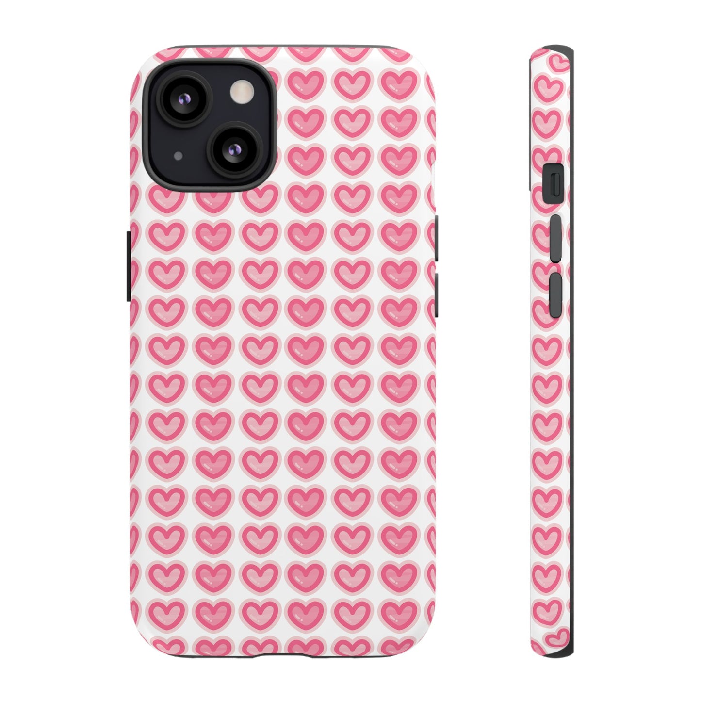 Hearts Pattern - Tough Cases iPhone Samsung Google Pixel - MahaCase