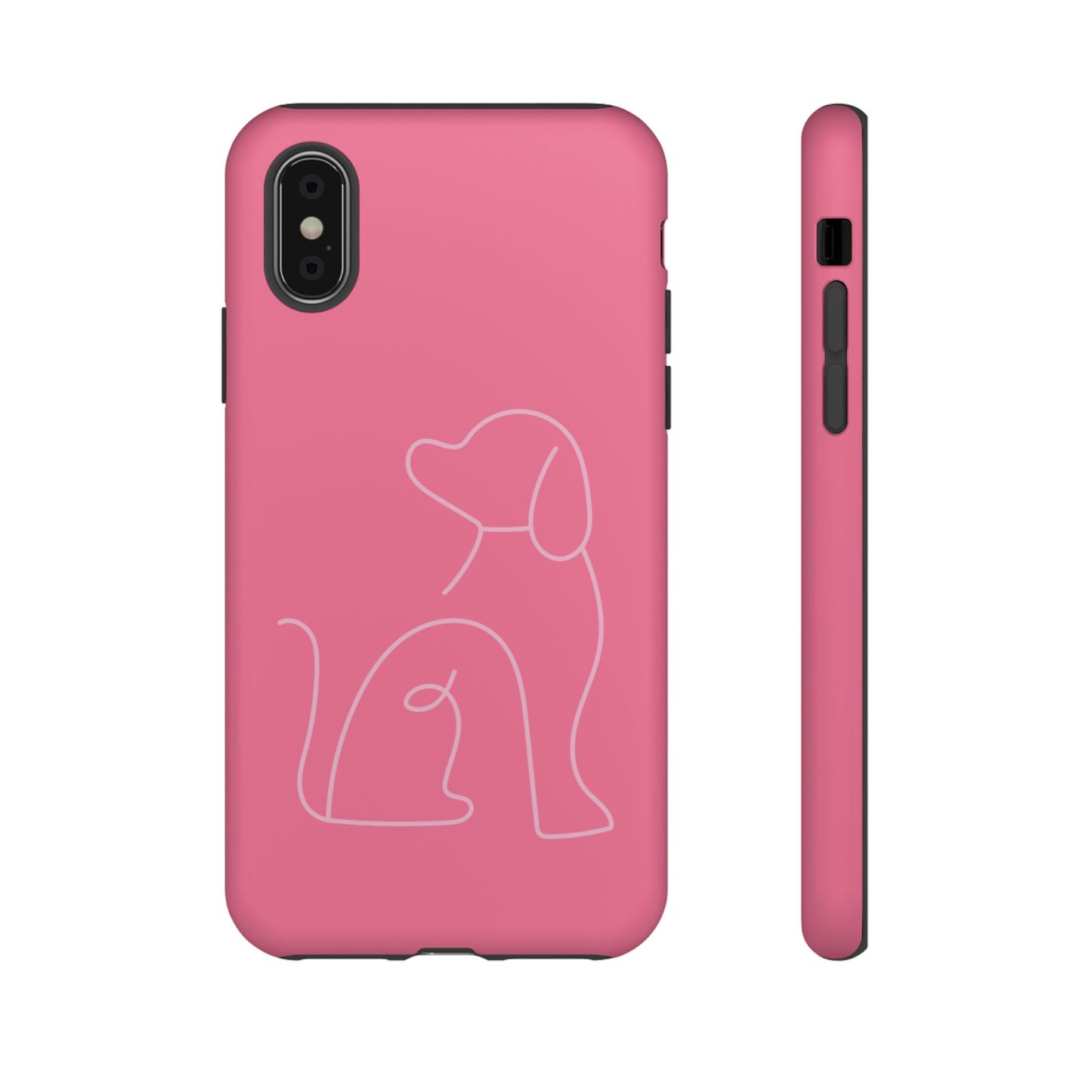 Pink Pup #10-Tough Cases iPhone Samsung Google Pixel - MahaCase