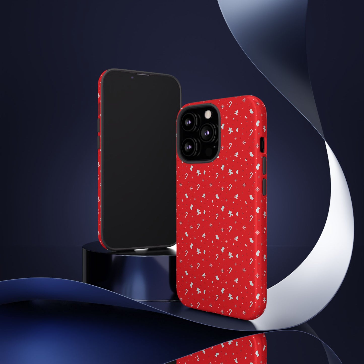 Candy Cane Blizzard #22 - Tough Cases iPhone Samsung Google Pixel - MahaCase