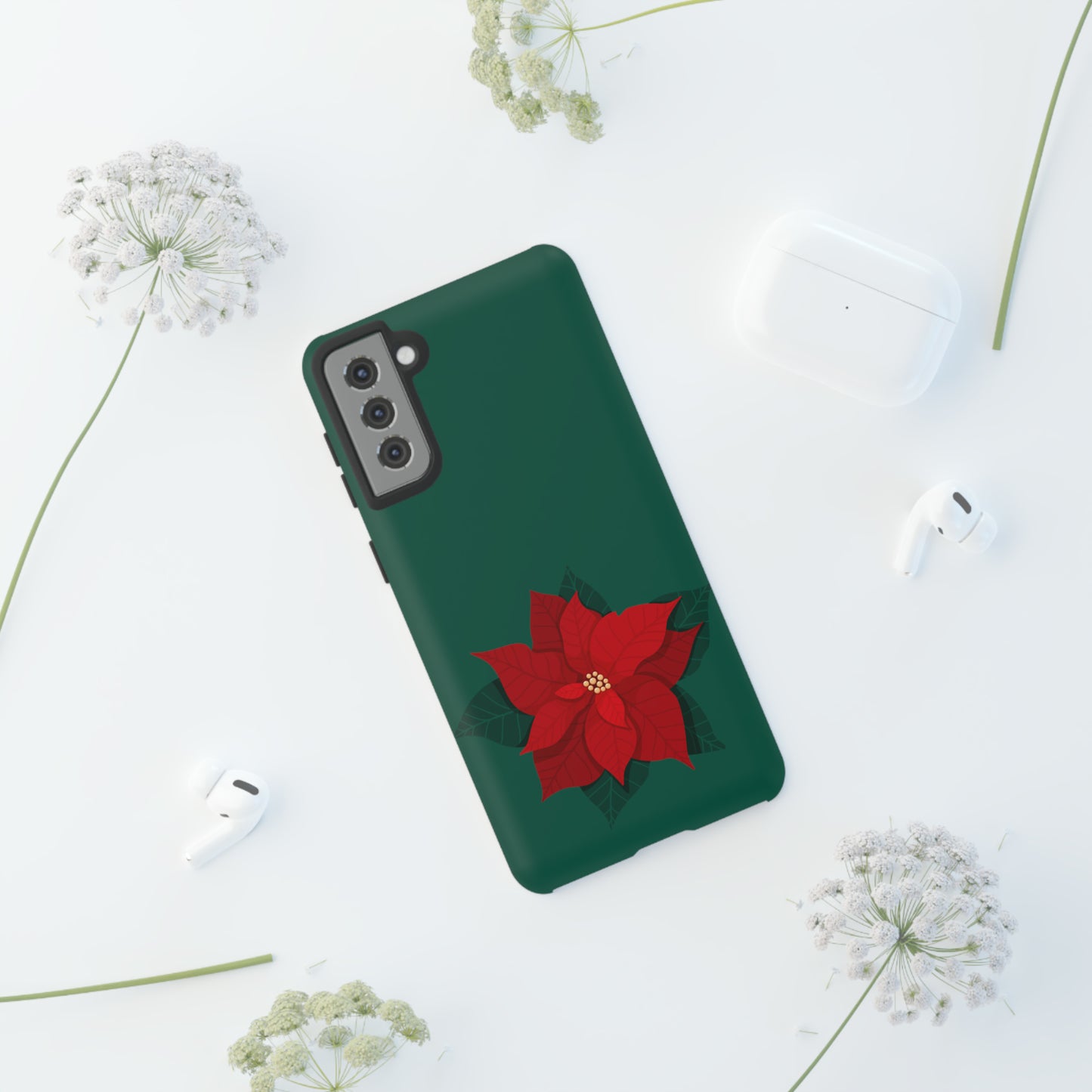 Poinsettia Charm #10-Tough Cases - MahaCase