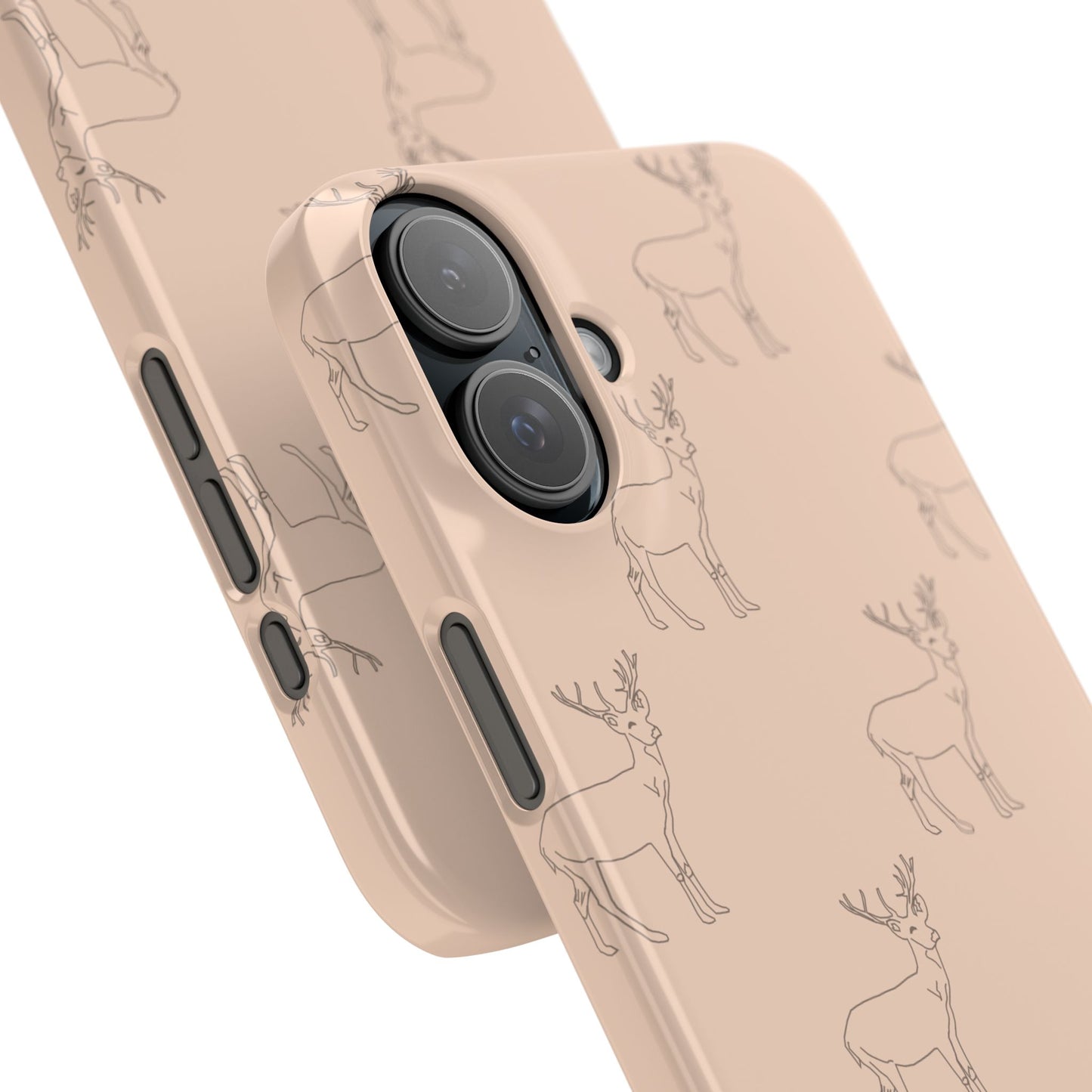 Deer Pattern #03-Slim iPhone Cases - MahaCase