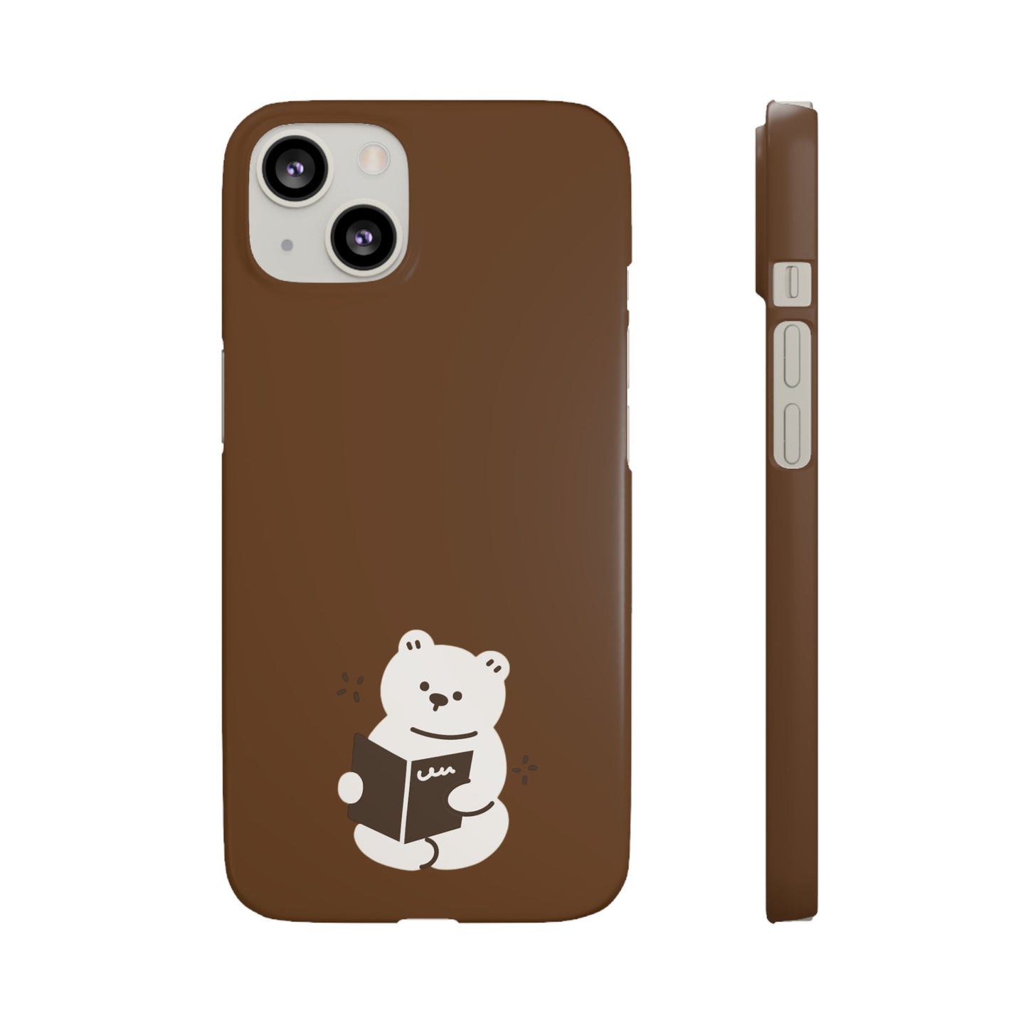 Reading Bear #02-Snap Cases - MahaCase