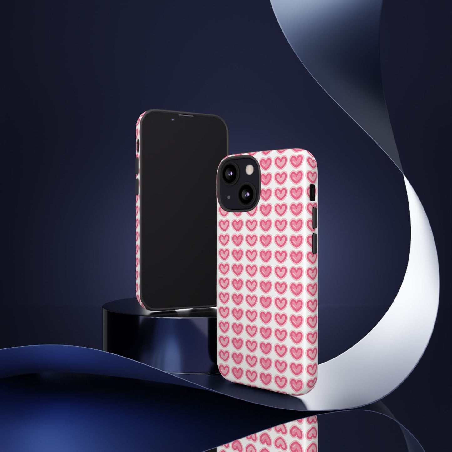 Hearts Pattern - Tough Cases iPhone Samsung Google Pixel - MahaCase