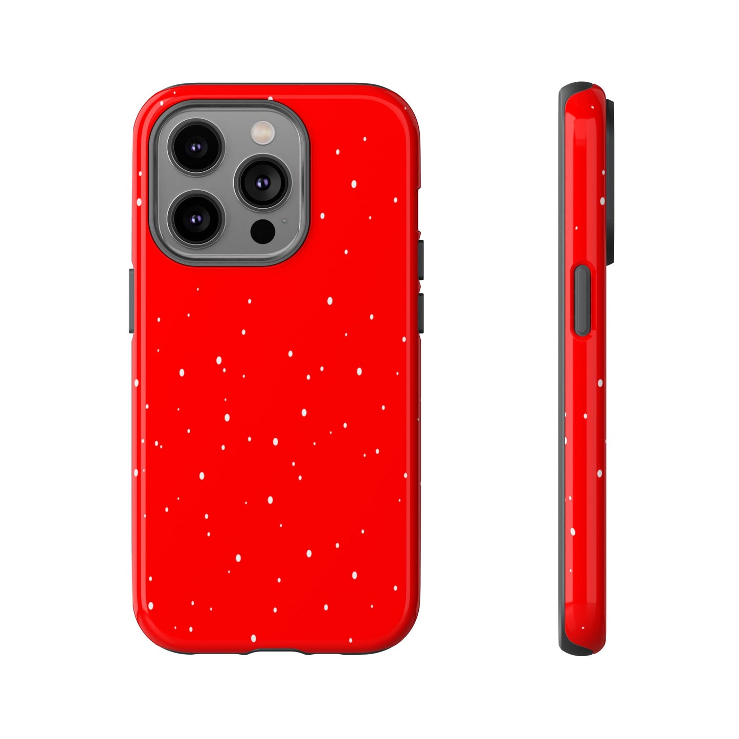 Snowy Red - Tough Cases iPhone Samsung Google Pixel - MahaCase