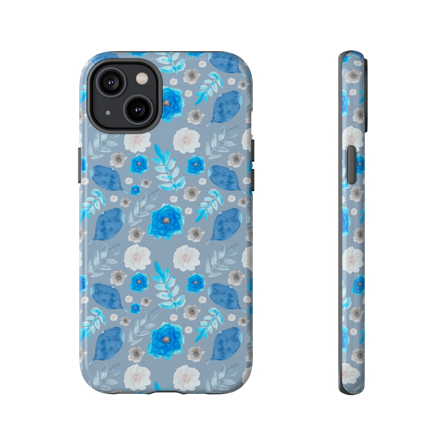 Blue Blooms-Tough Cases - MahaCase