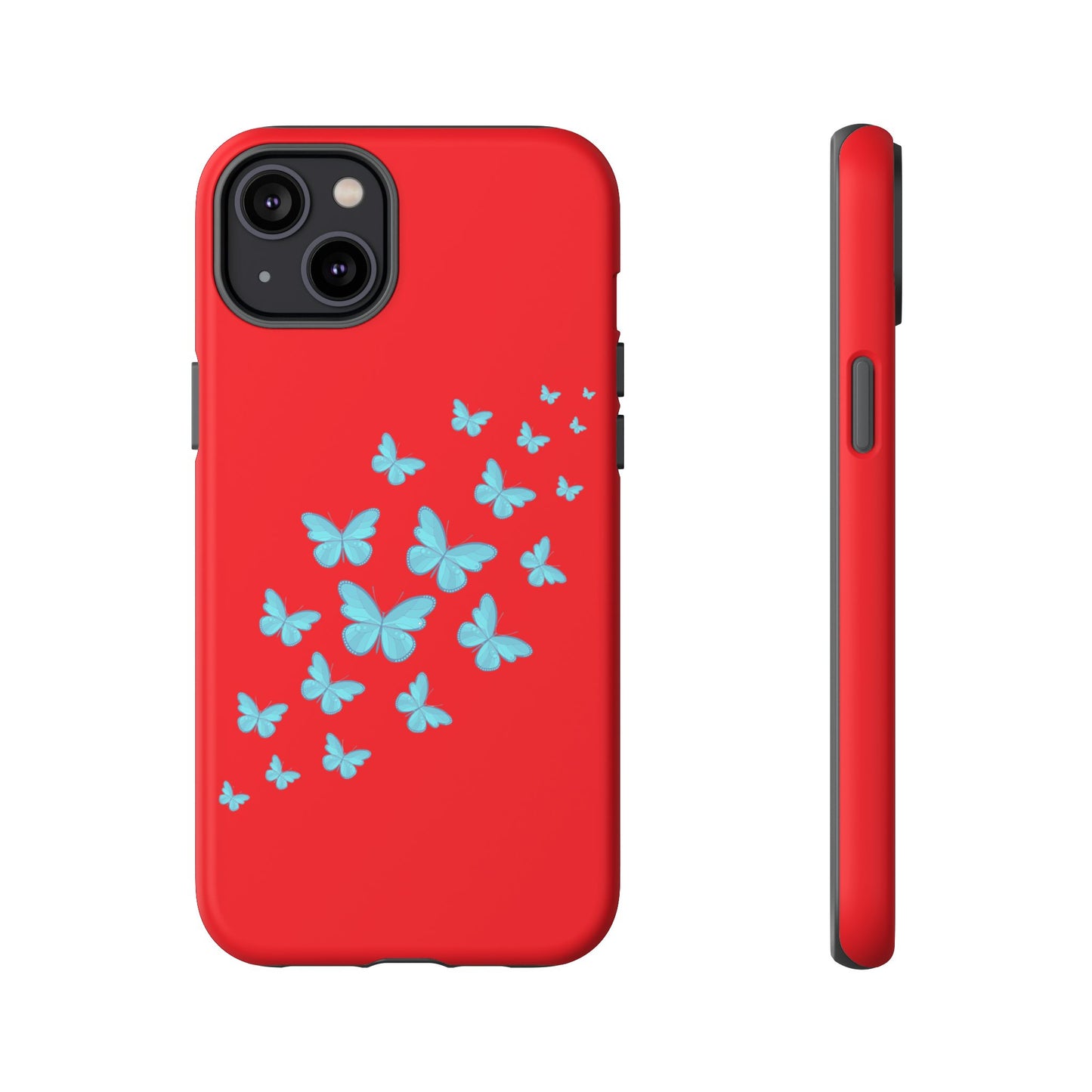 Butterflies in Red - Tough Cases iPhone Samsung Google Pixel - MahaCase