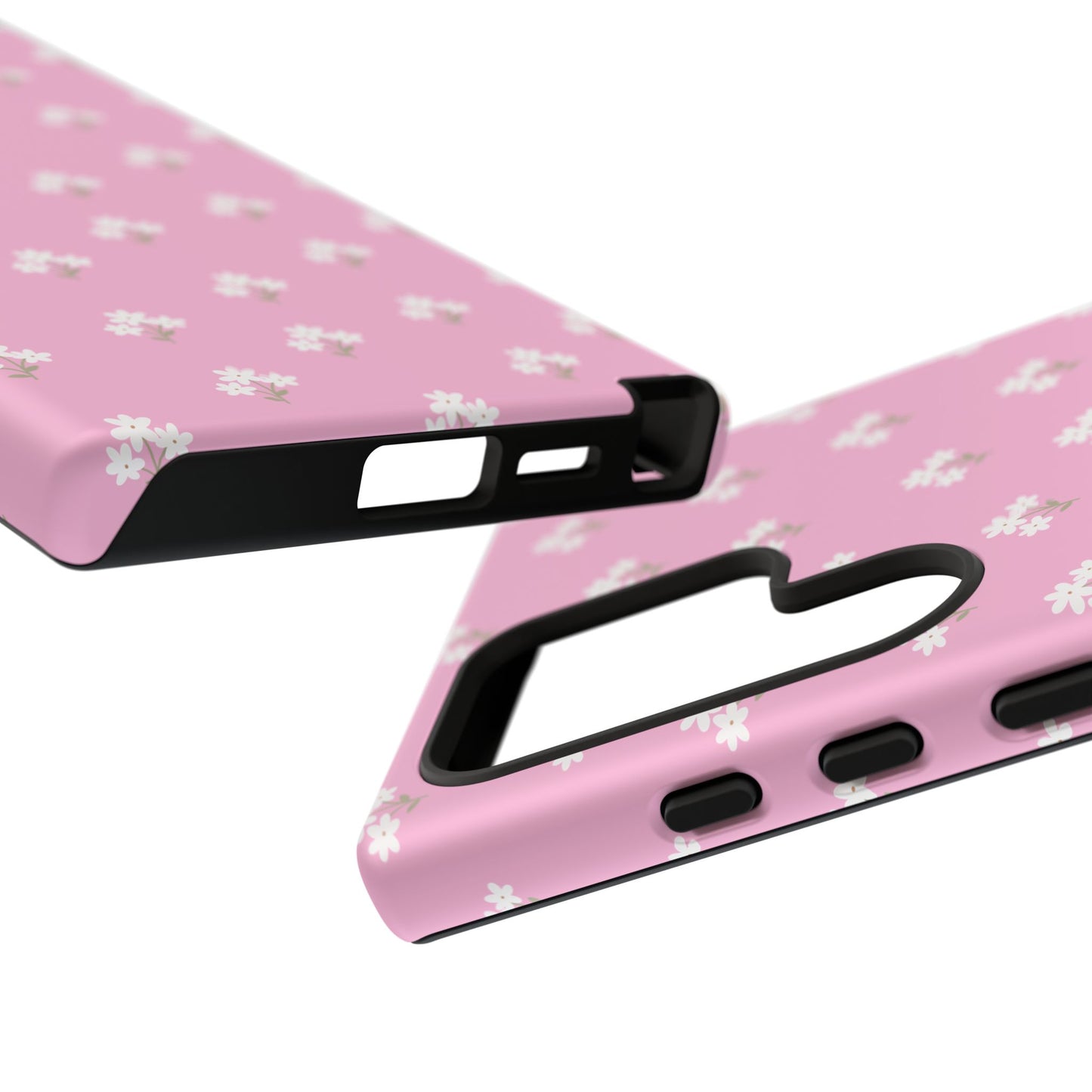 Floral Tough Phone Case - Pink Blossom Design - iPhone Samsung Galaxy Google Pixel - MahaCase
