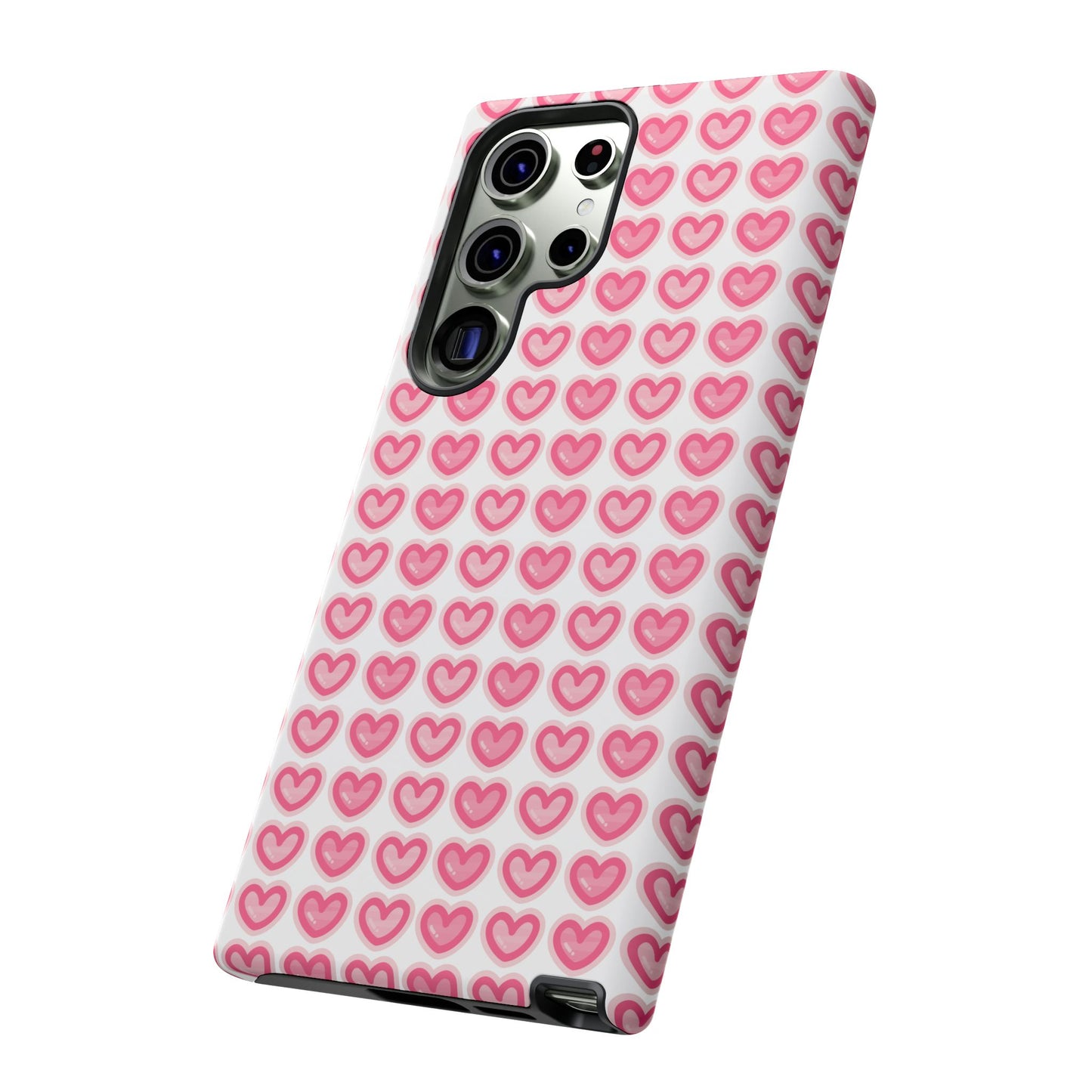 Hearts Pattern - Tough Cases iPhone Samsung Google Pixel - MahaCase