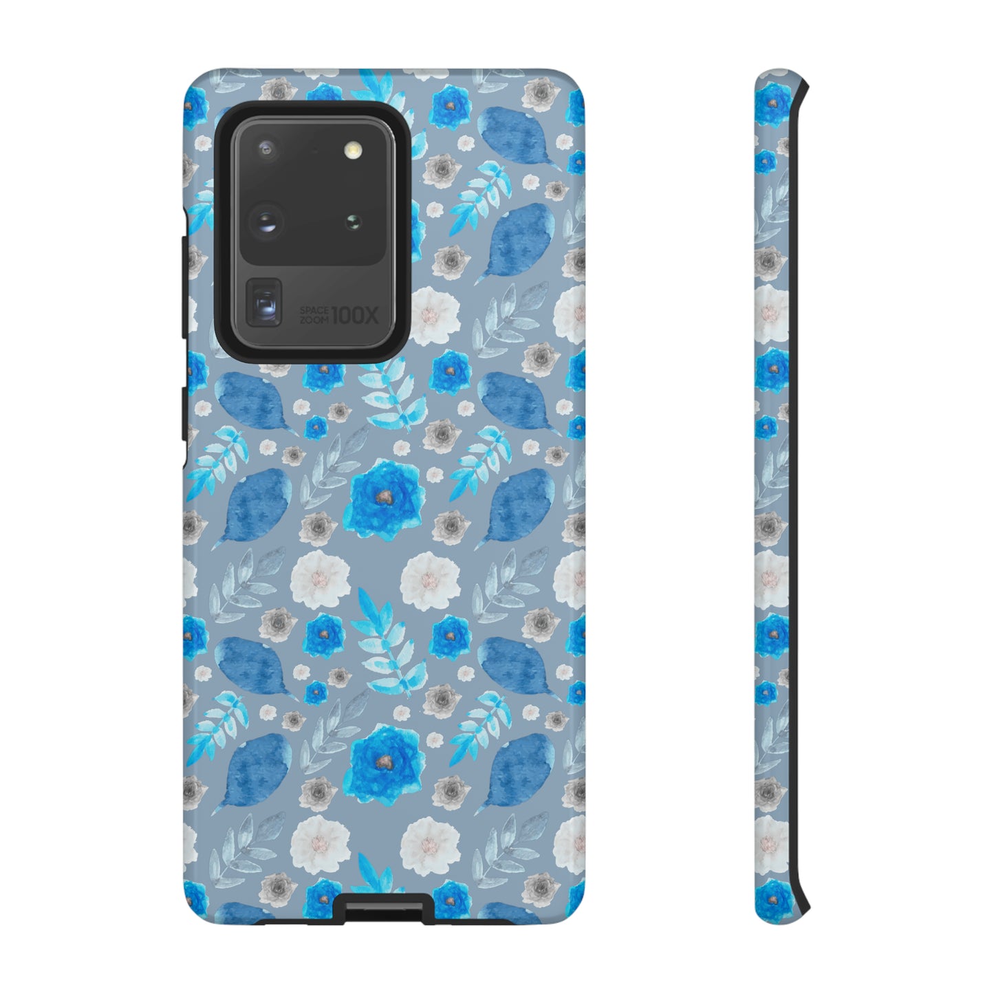 Blue Blooms-Tough Cases - MahaCase