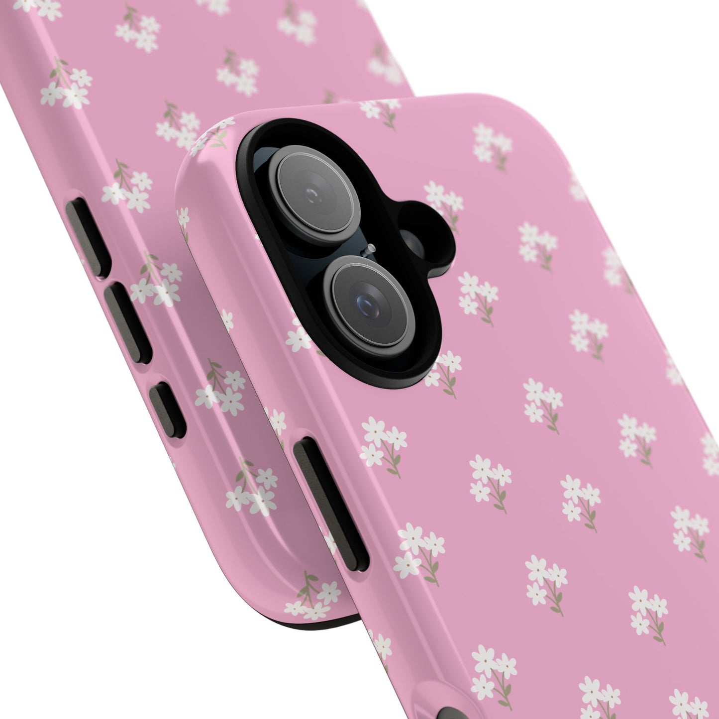 Floral Tough Phone Case - Pink Blossom Design - iPhone Samsung Galaxy Google Pixel - MahaCase