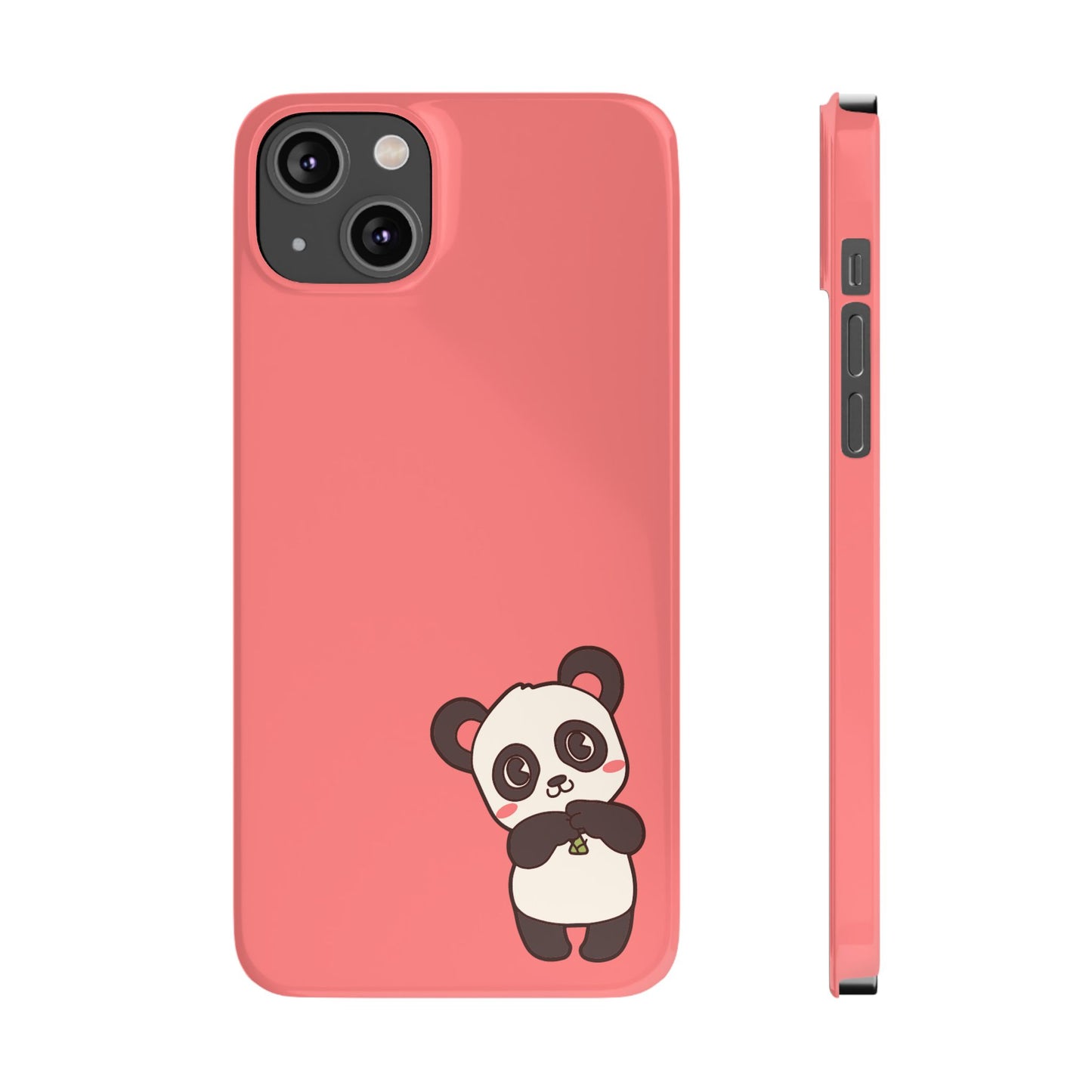 Cute Panda #36-Slim iPhone Cases - MahaCase