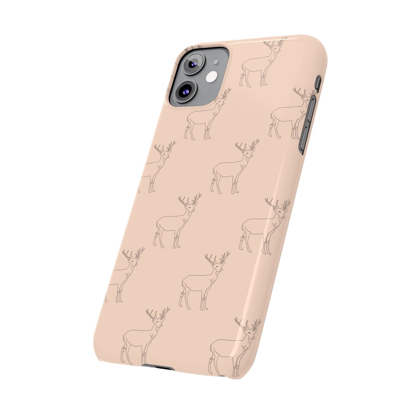 Deer Pattern #03-Slim iPhone Cases - MahaCase