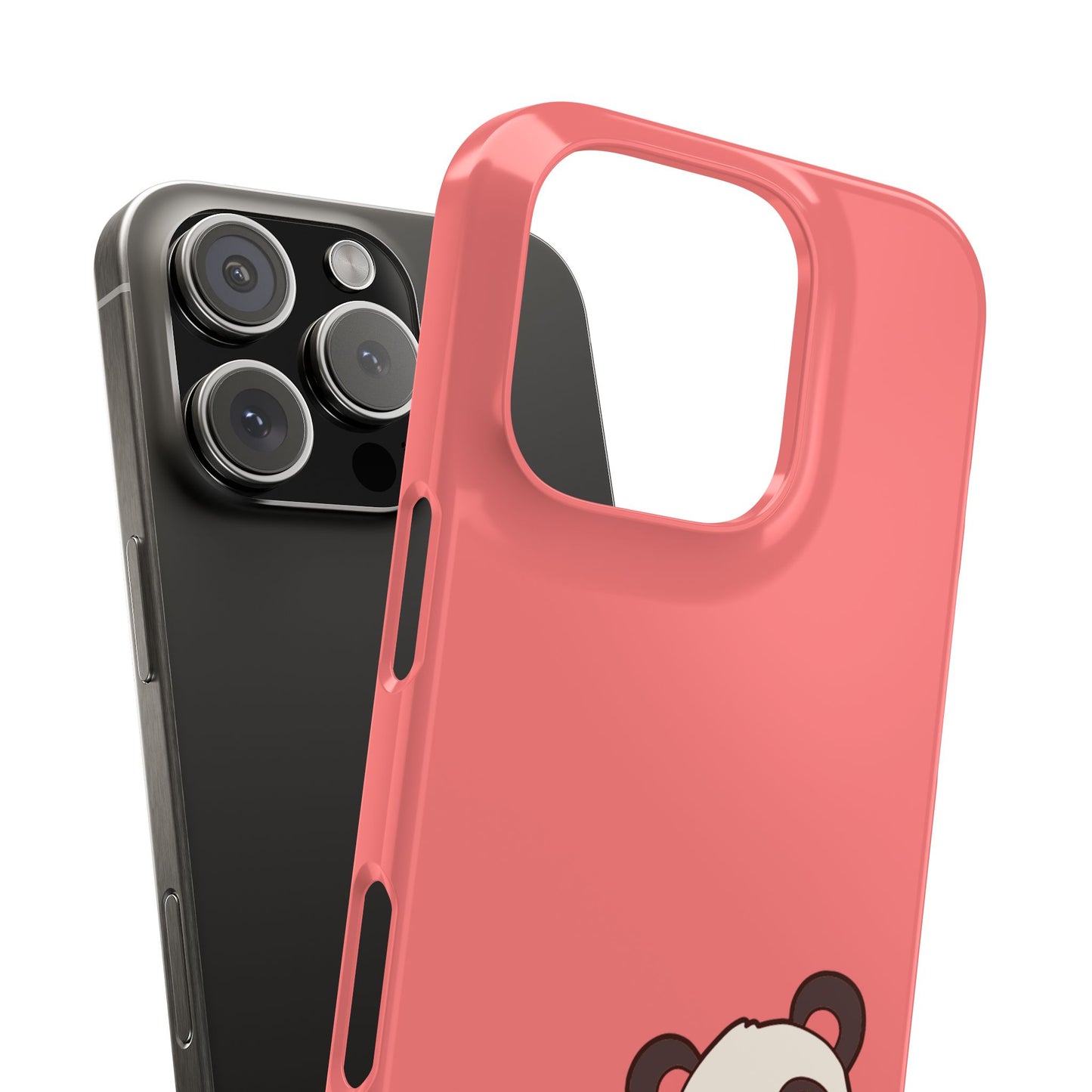 Cute Panda #36-Slim iPhone Cases - MahaCase