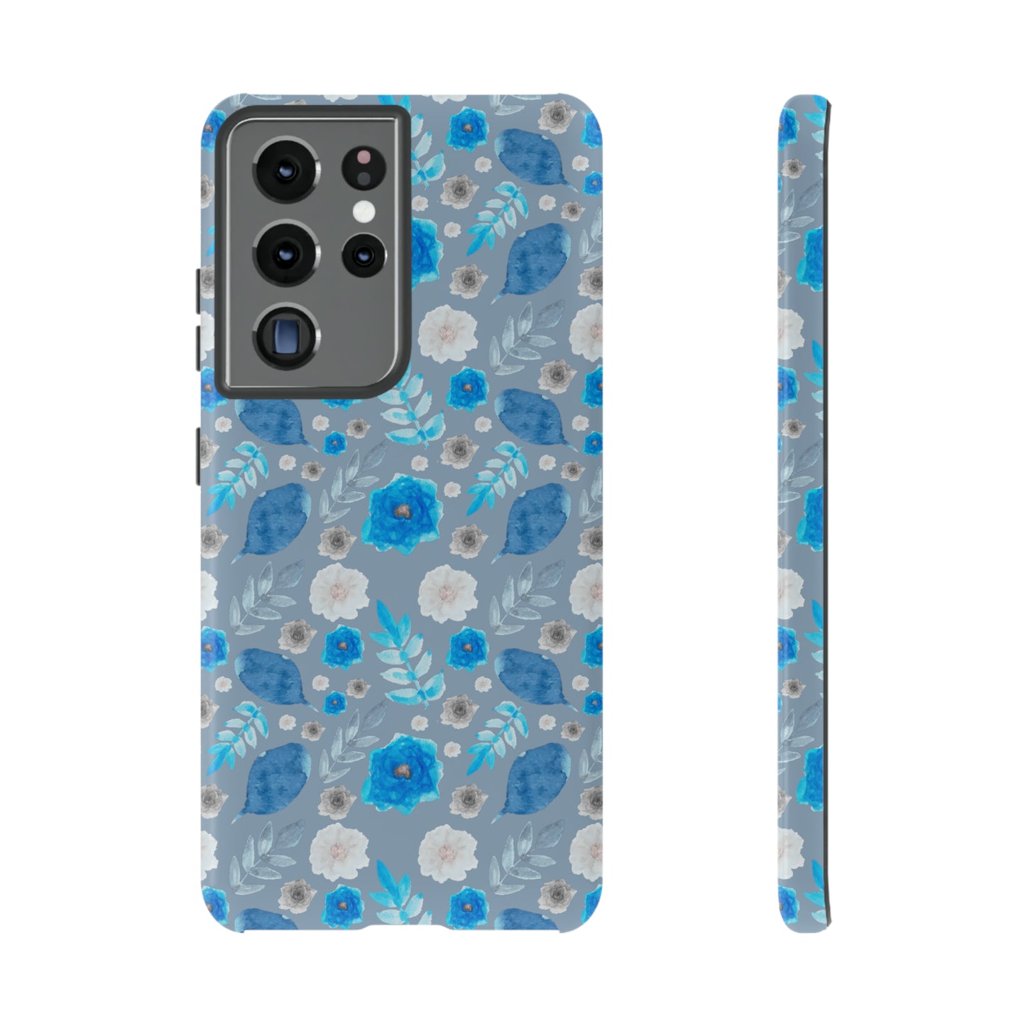 Blue Blooms-Tough Cases - MahaCase