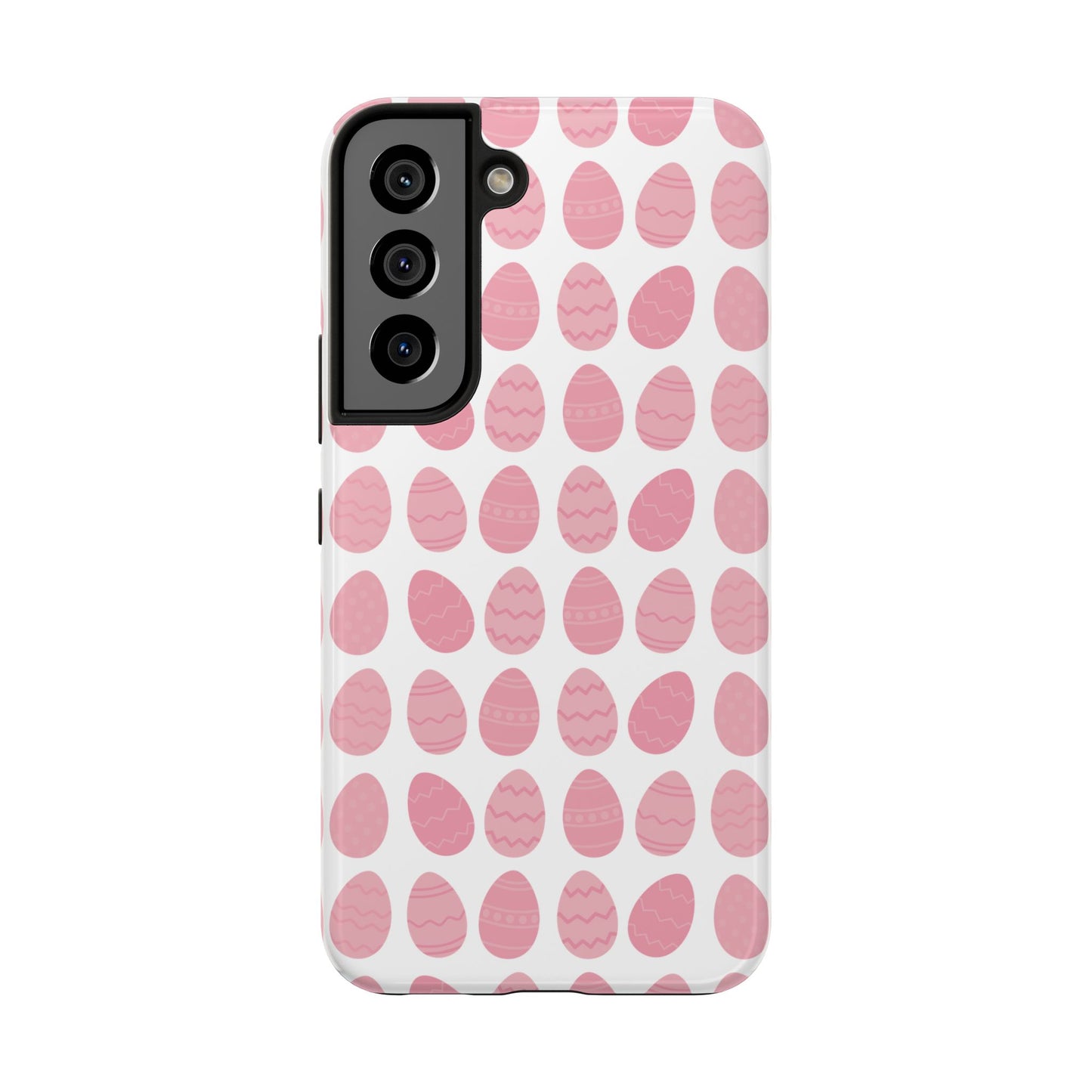 Pink Easter Egg Tough Phone Cases - Durable Protection for Spring Celebrations iPhone Samsung Galaxy - MahaCase