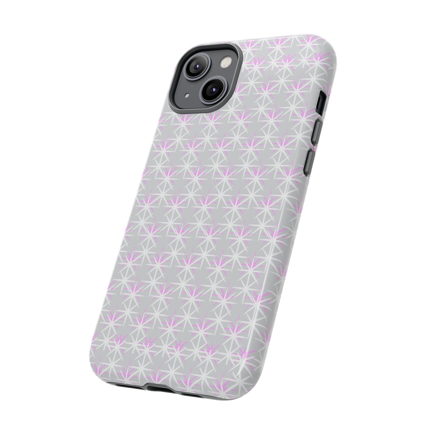 Grey Skies, Pink Stars-Tough Cases - MahaCase
