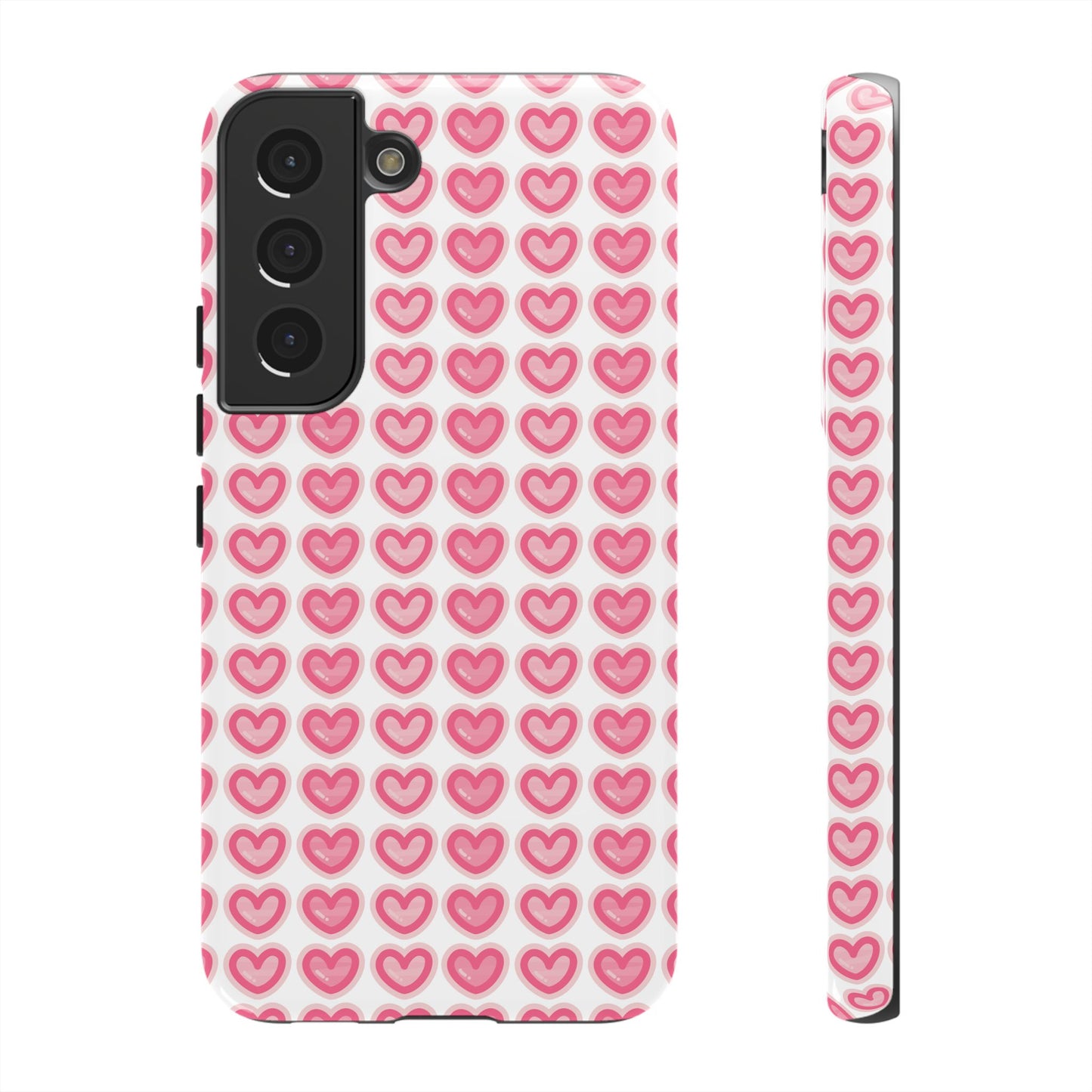 Hearts Pattern - Tough Cases iPhone Samsung Google Pixel - MahaCase