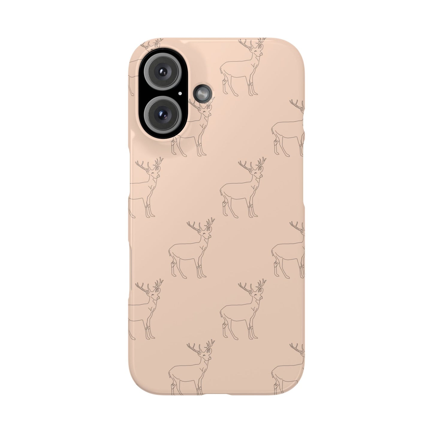 Deer Pattern #03-Slim iPhone Cases - MahaCase