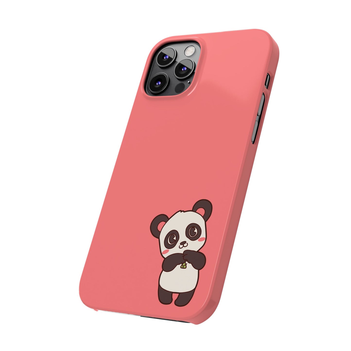 Cute Panda #36-Slim iPhone Cases - MahaCase