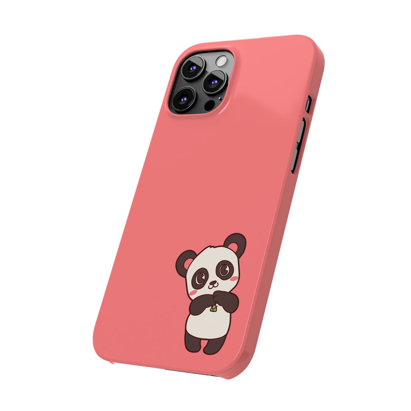 Cute Panda #36-Slim iPhone Cases - MahaCase