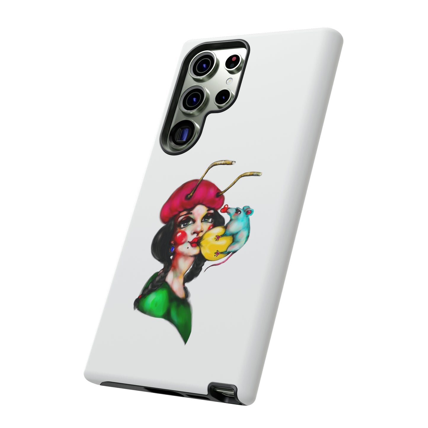 Design #211 White BKG-Tough Cases - MahaCase
