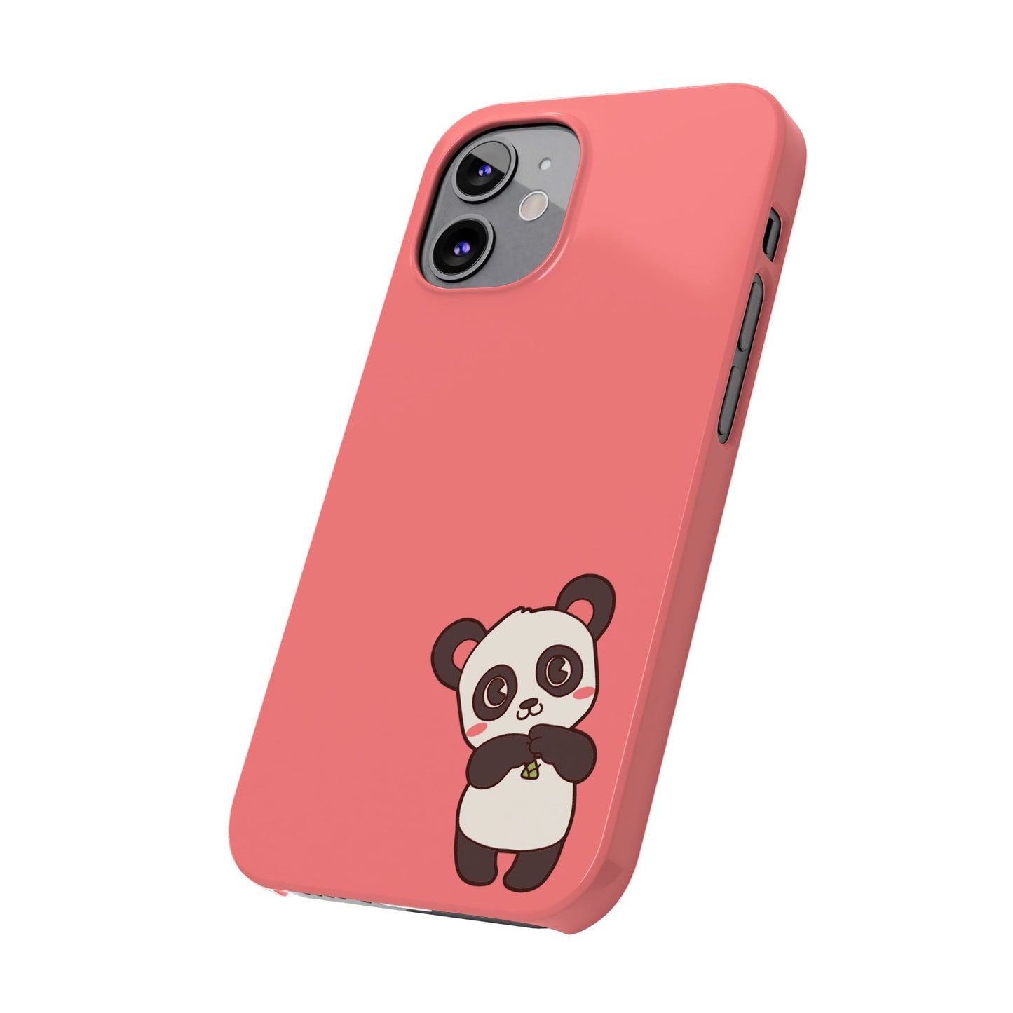Cute Panda #36-Slim iPhone Cases - MahaCase