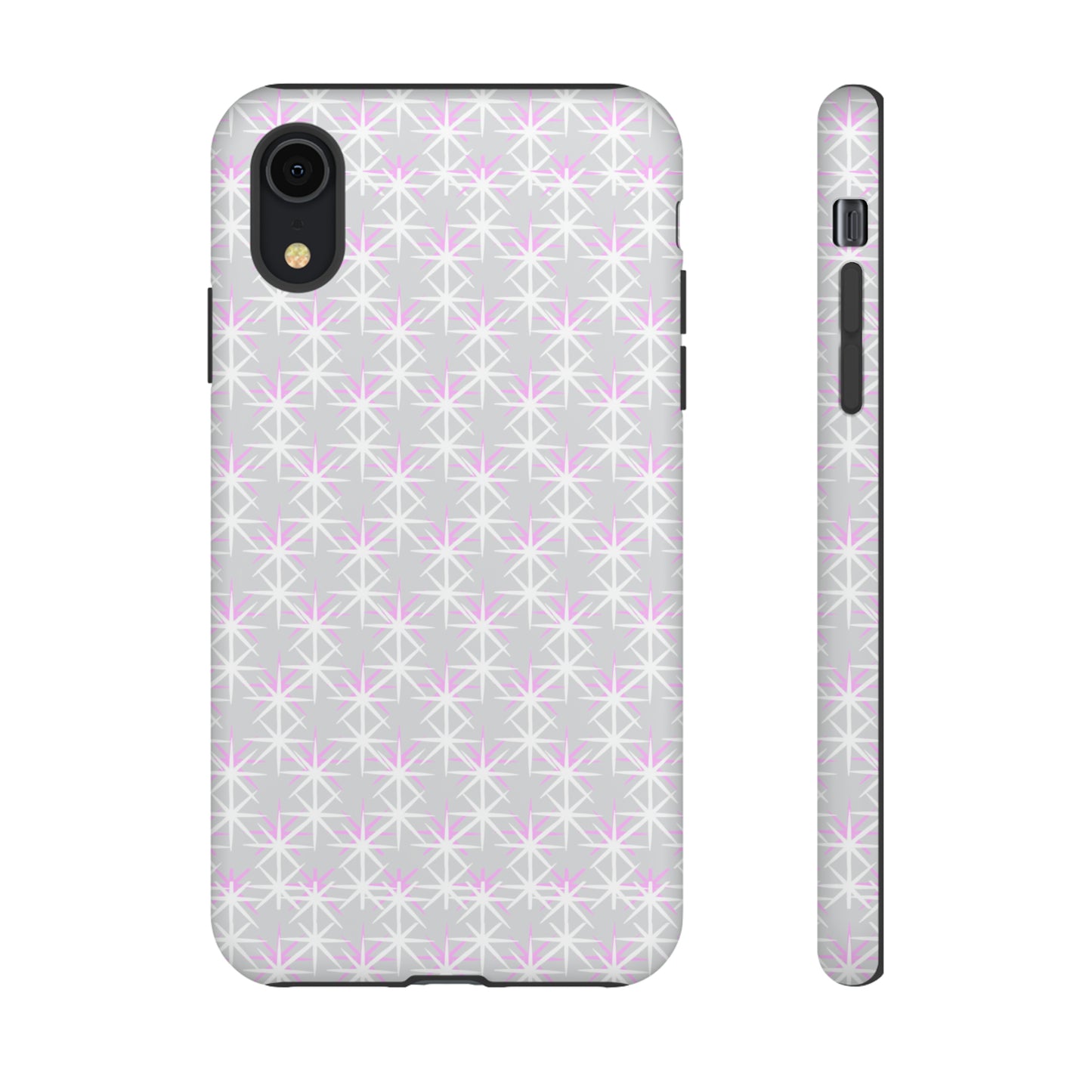 Grey Skies, Pink Stars-Tough Cases - MahaCase