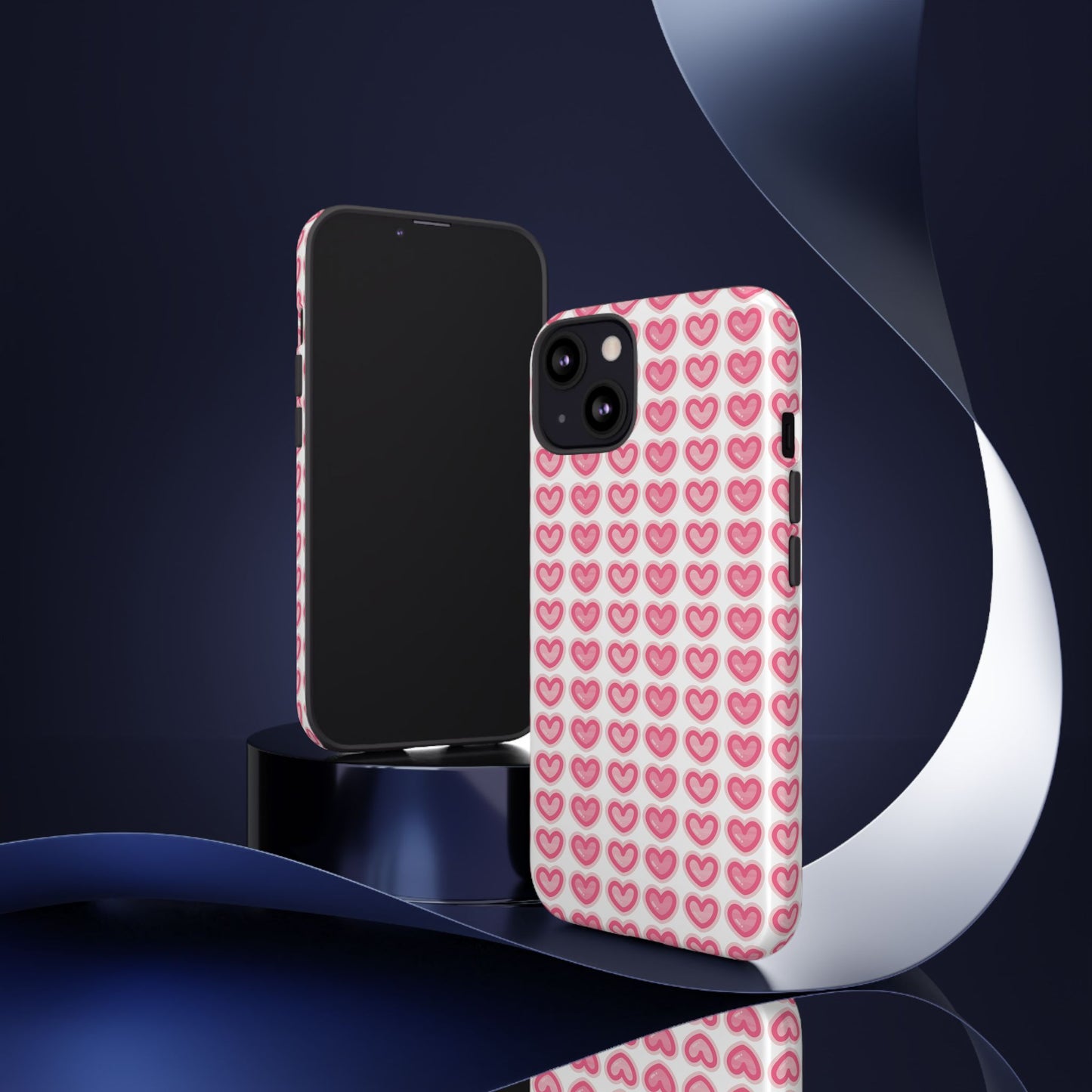 Hearts Pattern - Tough Cases iPhone Samsung Google Pixel - MahaCase