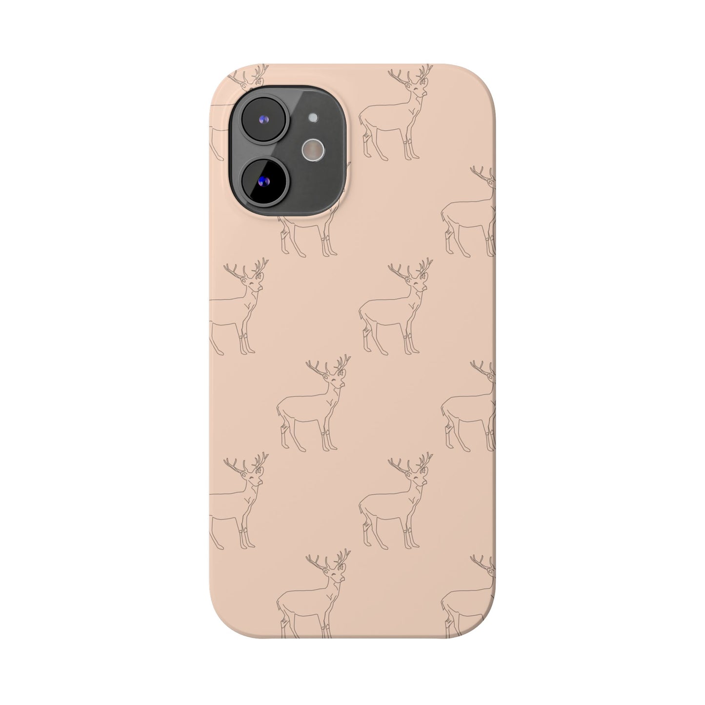 Deer Pattern #03-Slim iPhone Cases - MahaCase