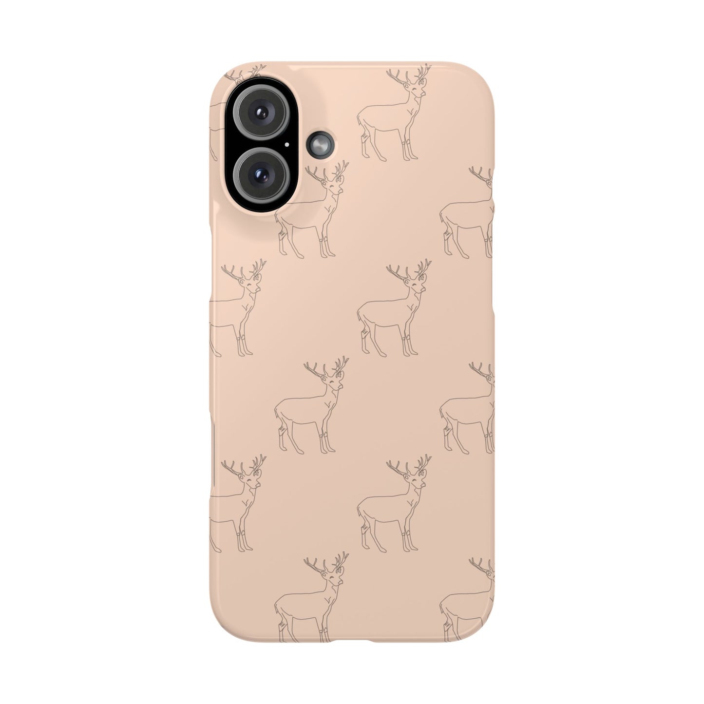 Deer Pattern #03-Slim iPhone Cases - MahaCase