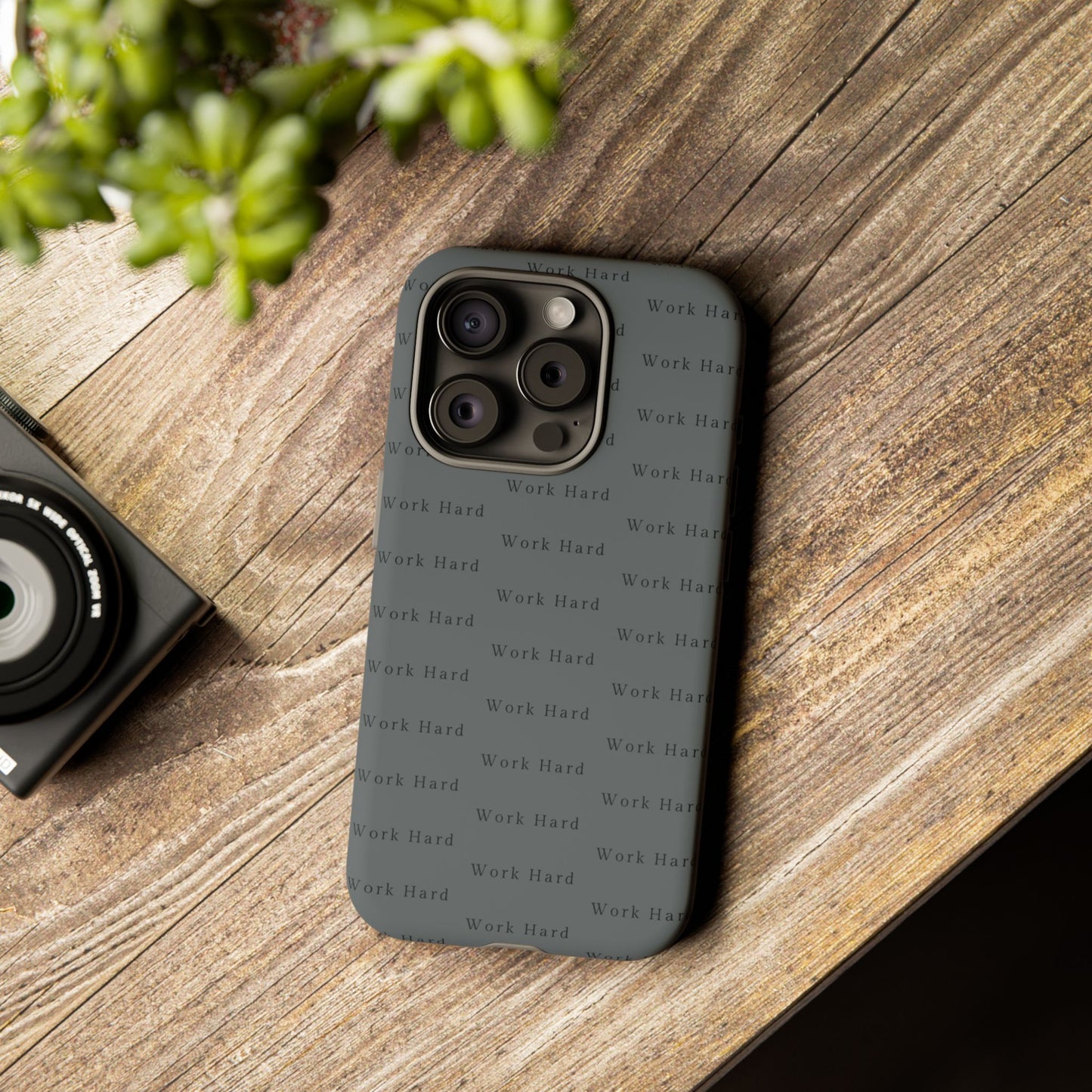 Work Hard Reminder Tough Cases iPhone Samsung Google Pixel - MahaCase