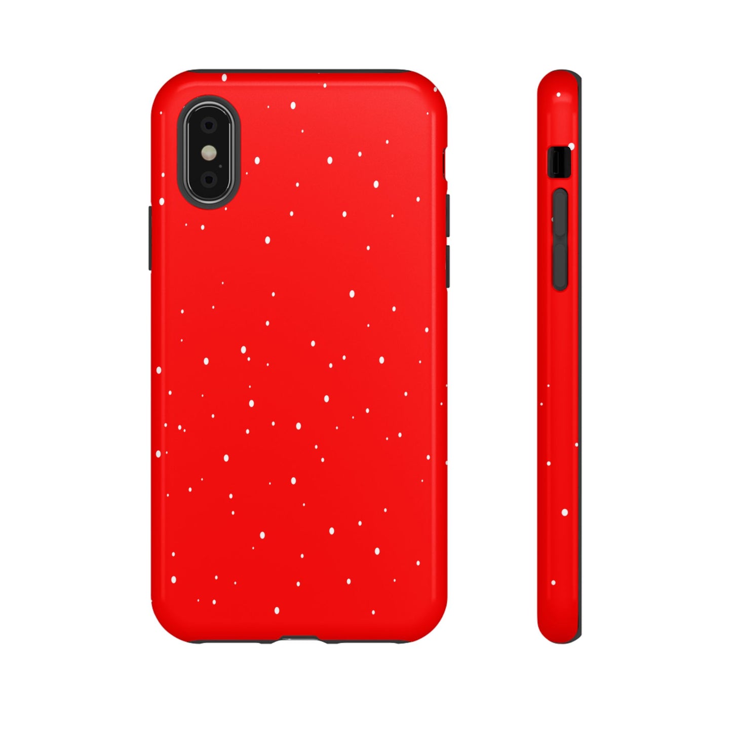 Snowy Red - Tough Cases iPhone Samsung Google Pixel - MahaCase