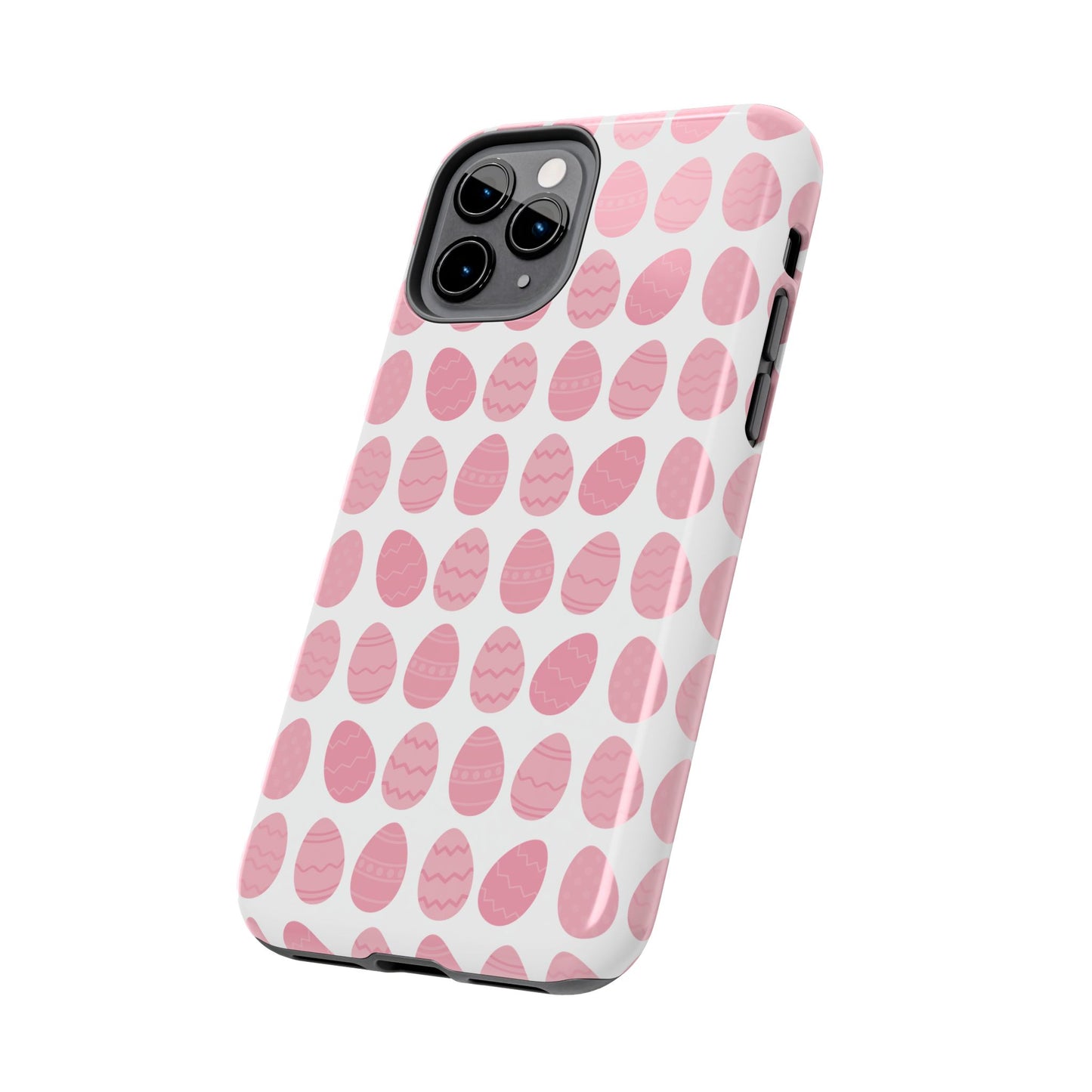 Pink Easter Egg Tough Phone Cases - Durable Protection for Spring Celebrations iPhone Samsung Galaxy - MahaCase