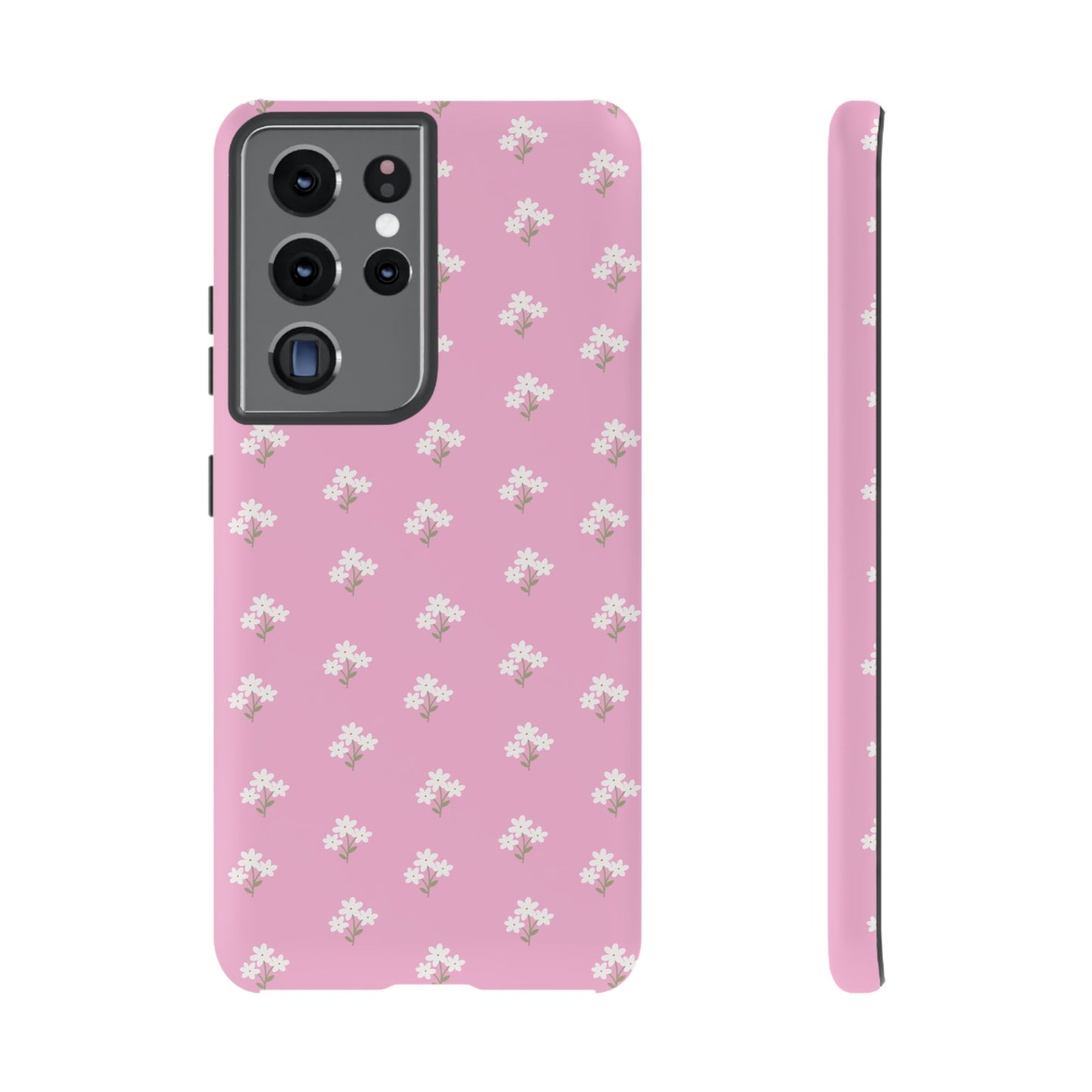 Floral Tough Phone Case - Pink Blossom Design - iPhone Samsung Galaxy Google Pixel - MahaCase